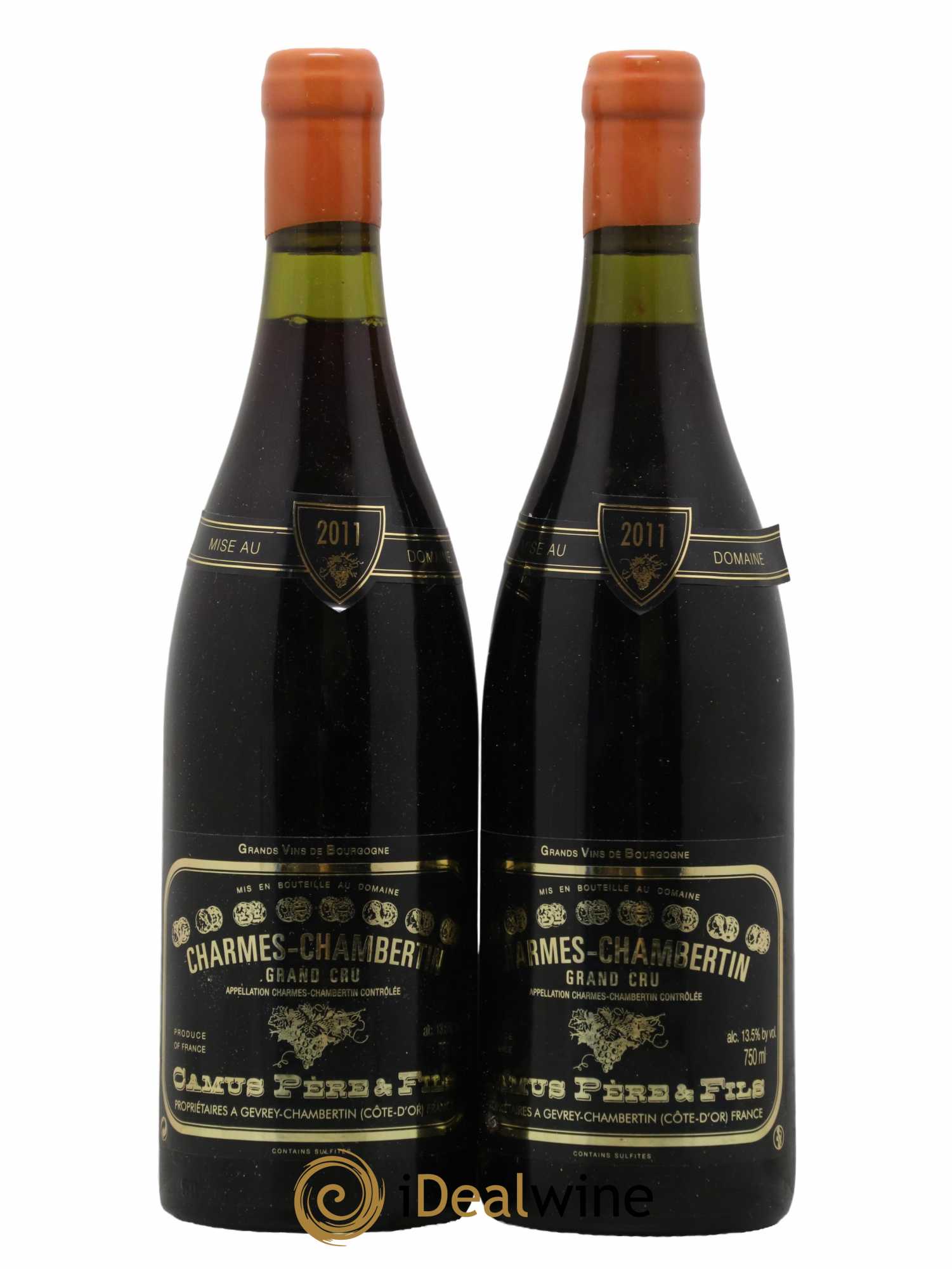 Charmes-Chambertin Grand Cru Camus Père et Fils (Domaine) 2011 - Lot de 2 bouteilles - 0