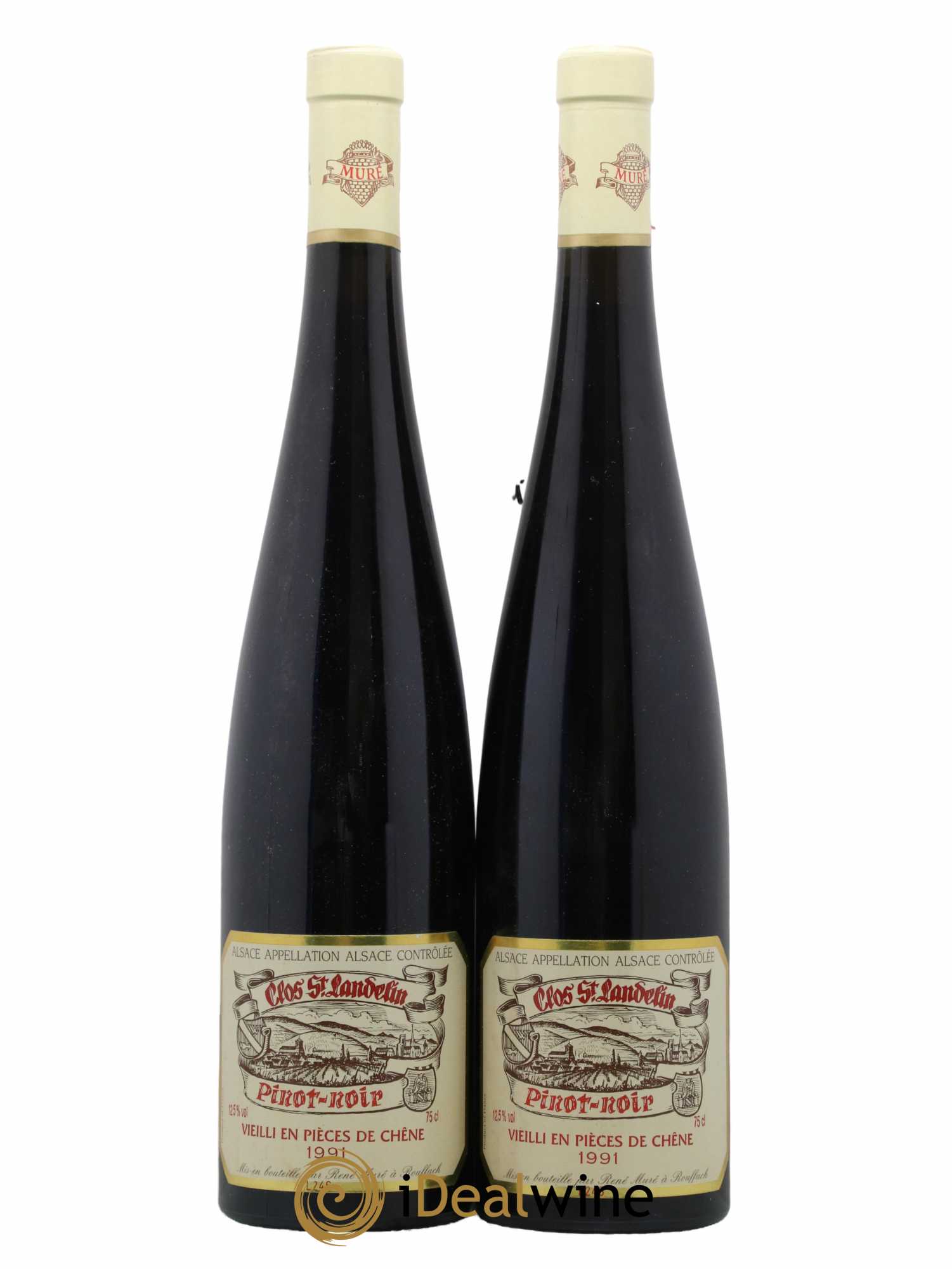 Pinot Noir Clos Saint Landelin Véronique & Thomas Muré 1991 - Lot de 2 bouteilles - 0