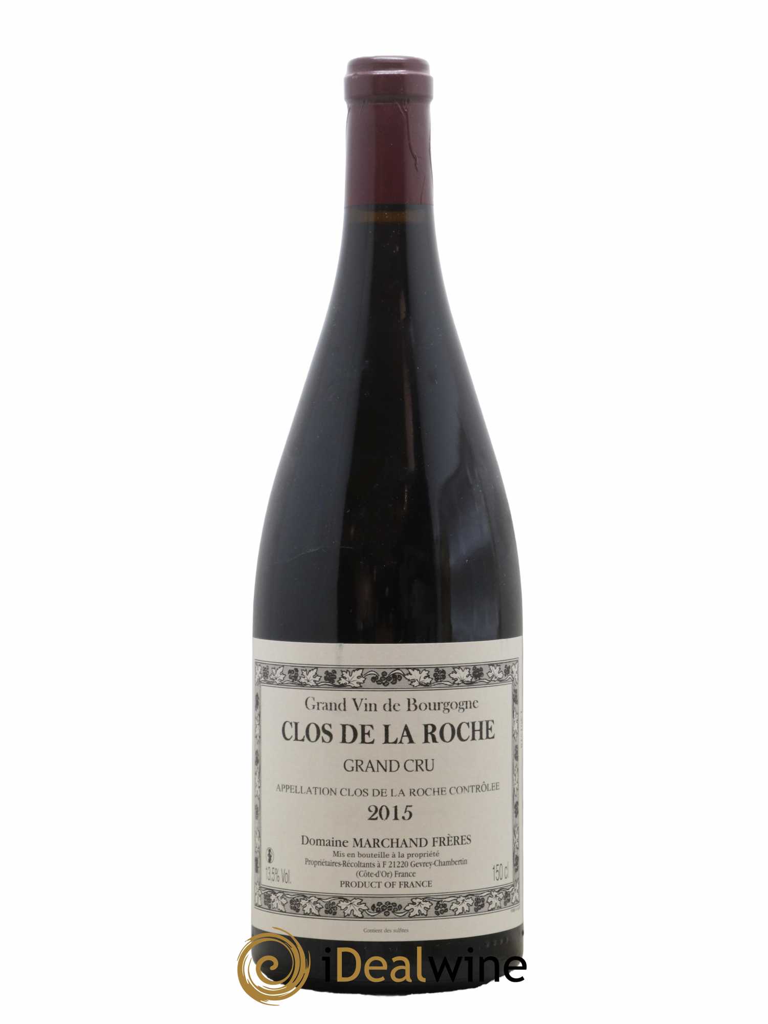 Clos de la Roche Grand Cru Marchand Frères 2015 - Lot de 1 magnum - 0