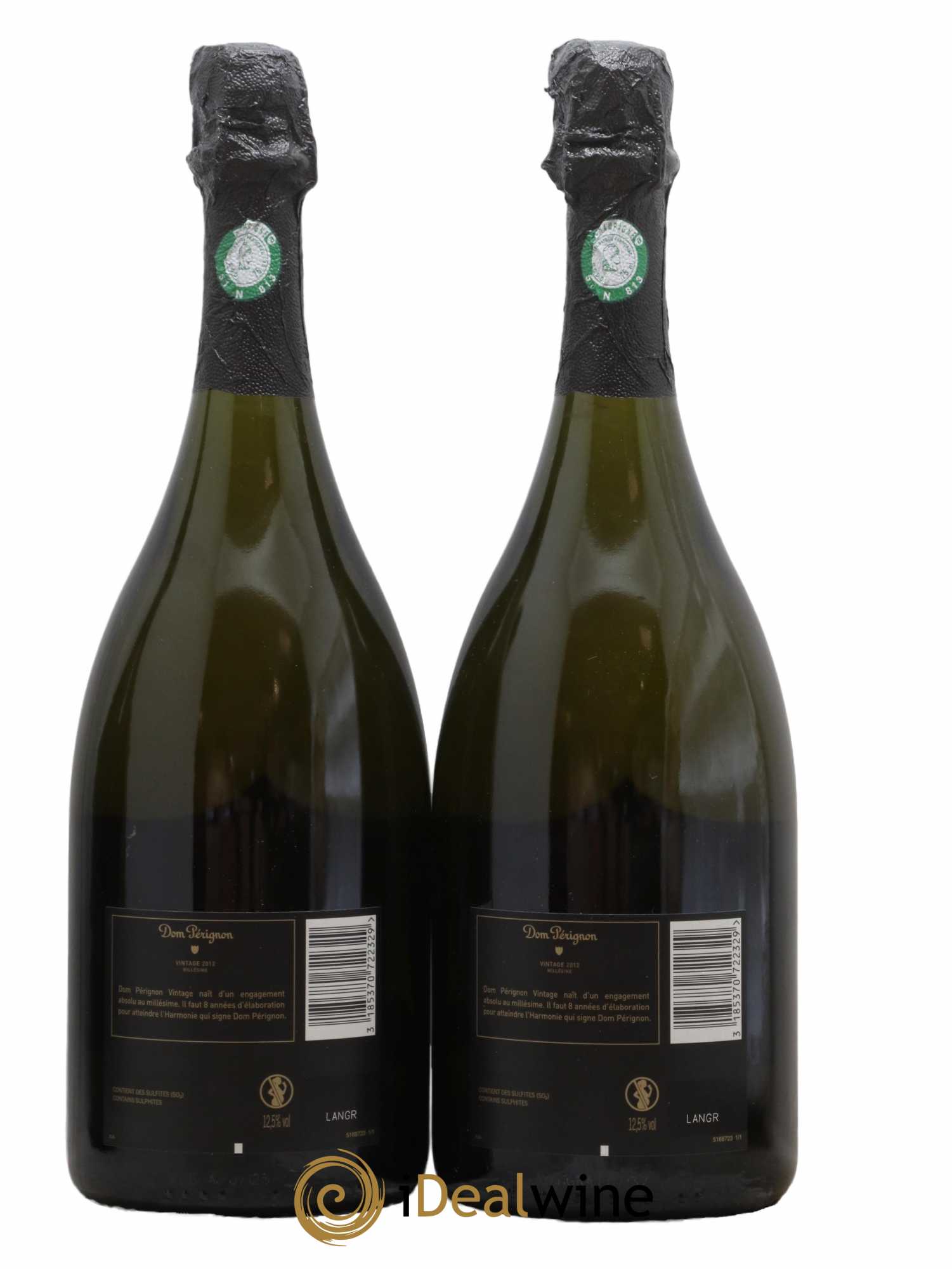 Brut Dom Pérignon 2012 - Lot de 2 bouteilles - 1