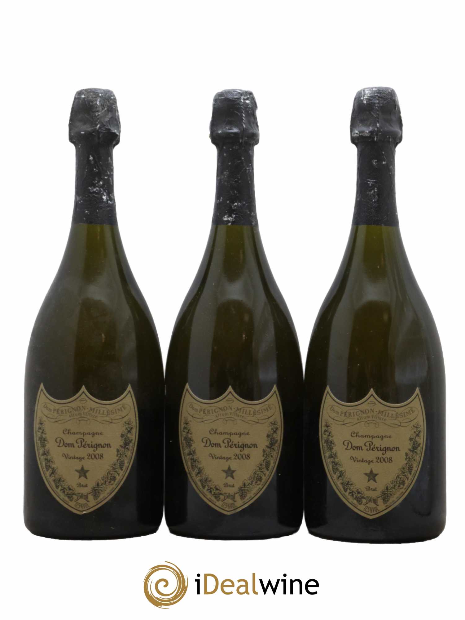 Brut Dom Pérignon 2008 - Lot de 3 bouteilles - 0