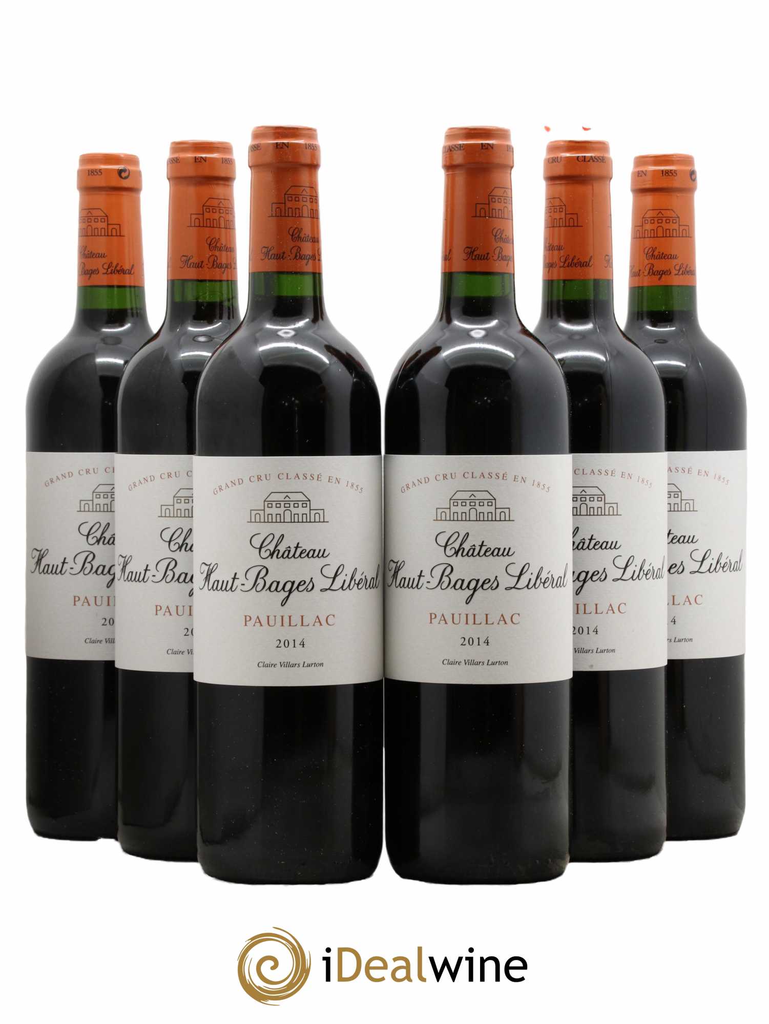 Château Haut Bages Libéral 5ème Grand Cru Classé 2014 - Lot de 6 bouteilles - 0