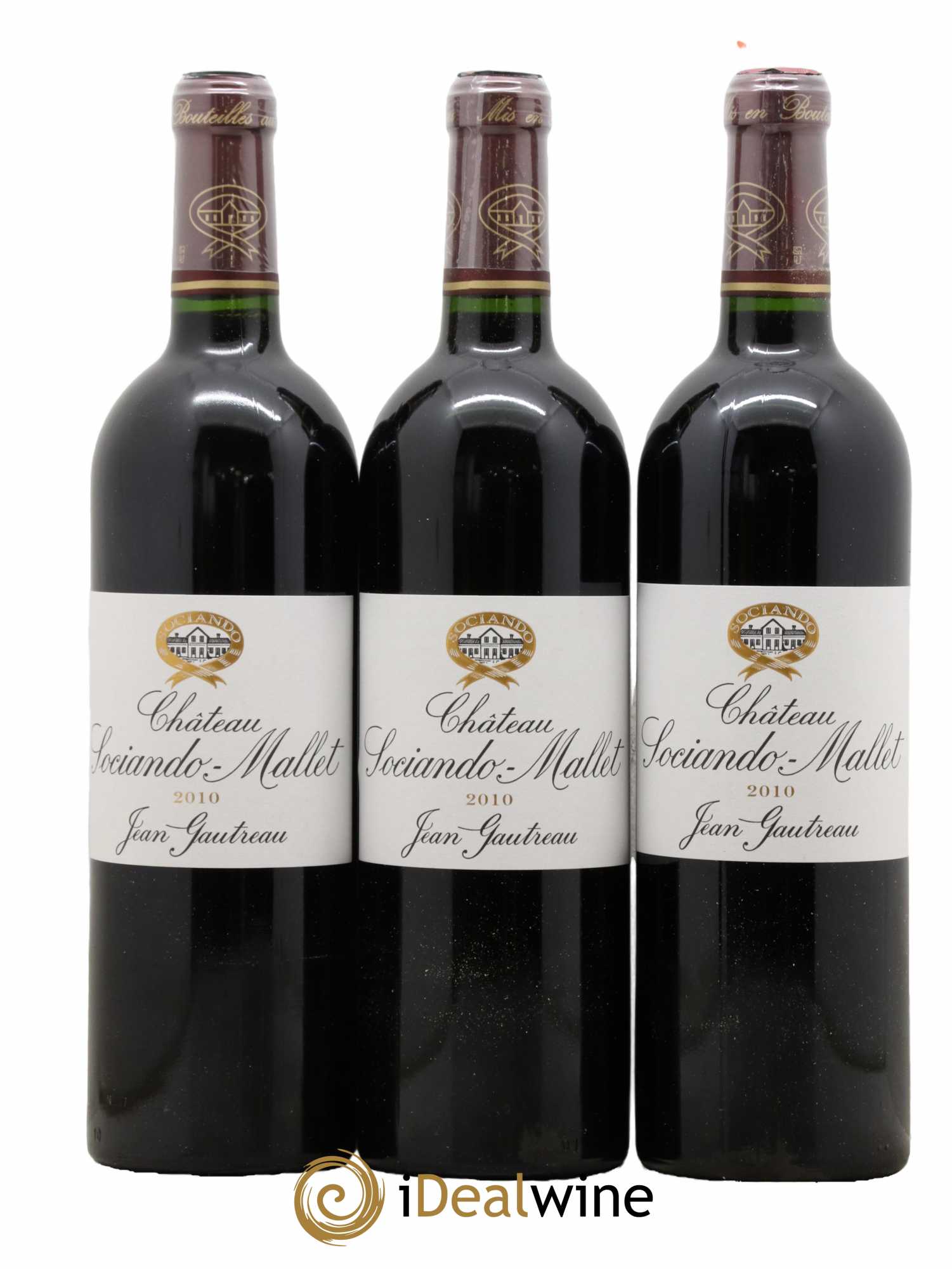 Château Sociando Mallet 2010 - Lot of 12 bottles - 4