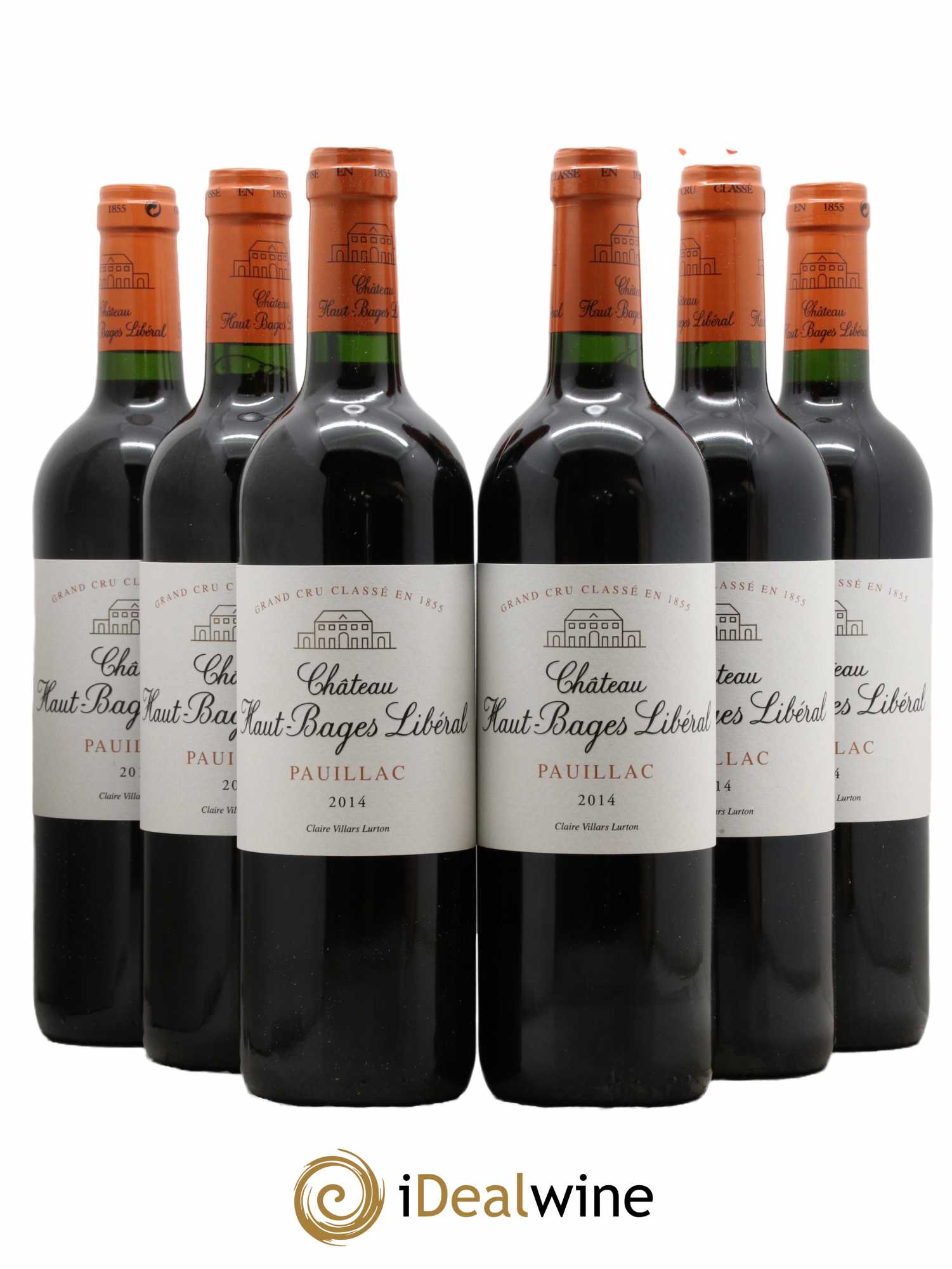 Château Haut Bages Libéral 5ème Grand Cru Classé 2014 - Lot de 6 bouteilles - 0