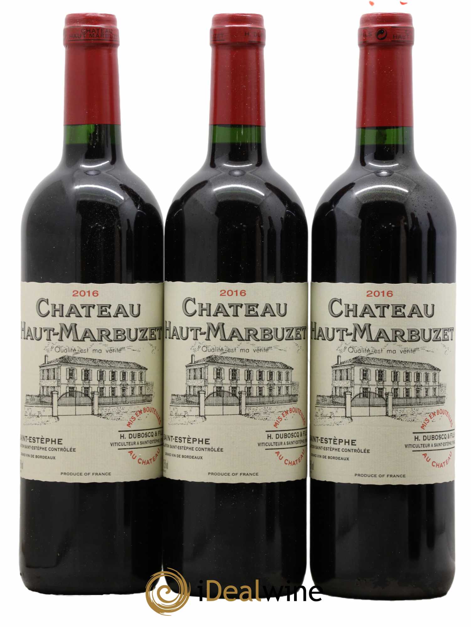Château Haut Marbuzet 2016 - Lot de 6 bouteilles - 1