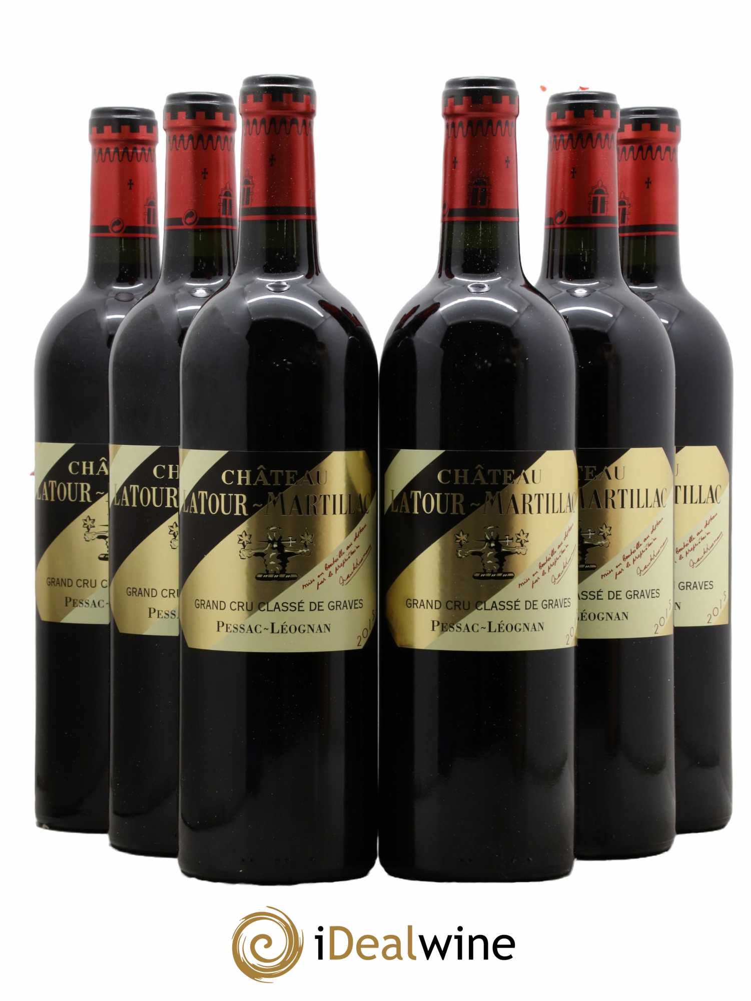 Château Latour-Martillac Cru Classé de Graves 2015 - Lot de 6 bouteilles - 0