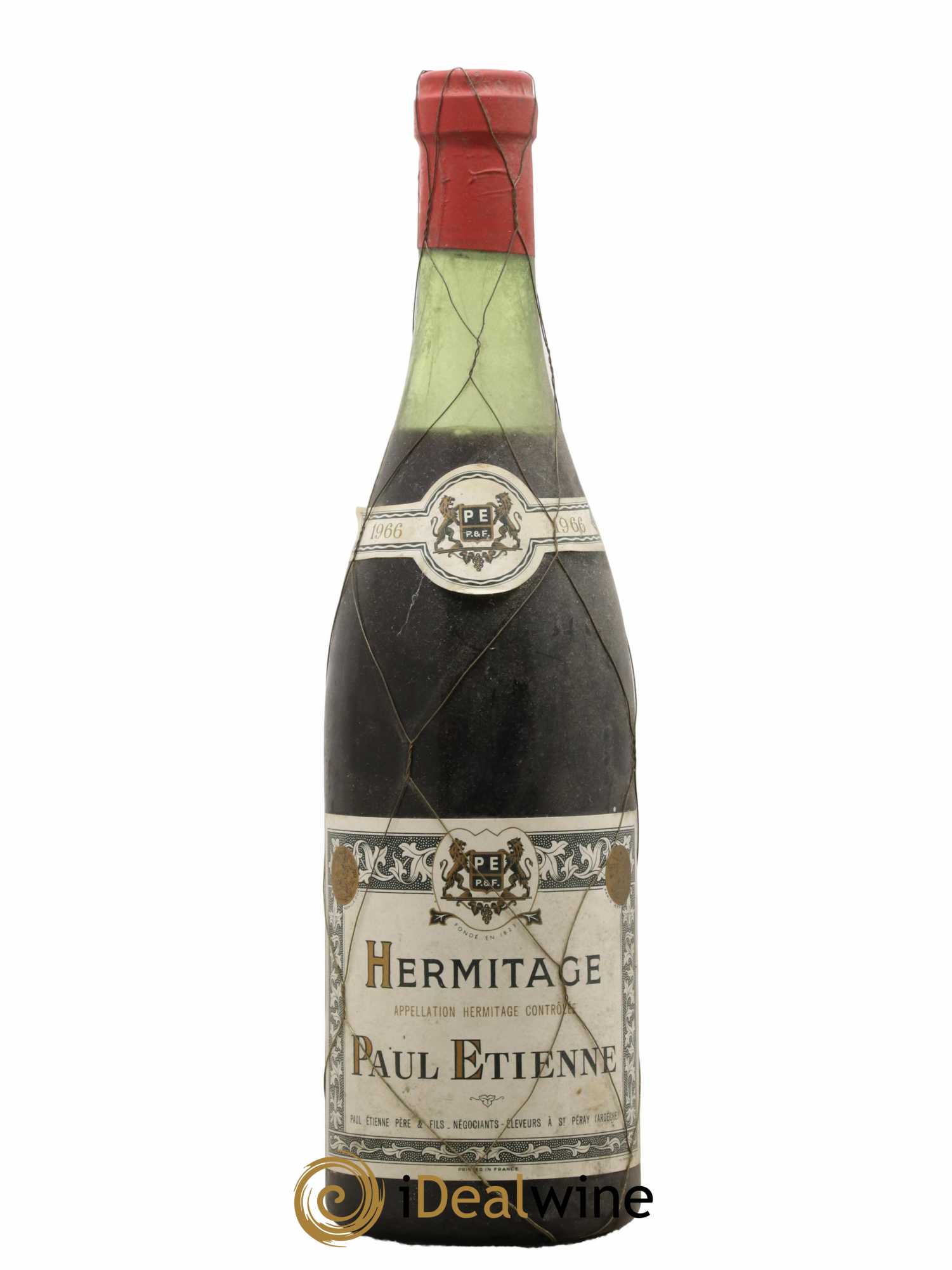 Hermitage Domaine Paul Etienne 1966 - Lot de 1 bouteille - 0