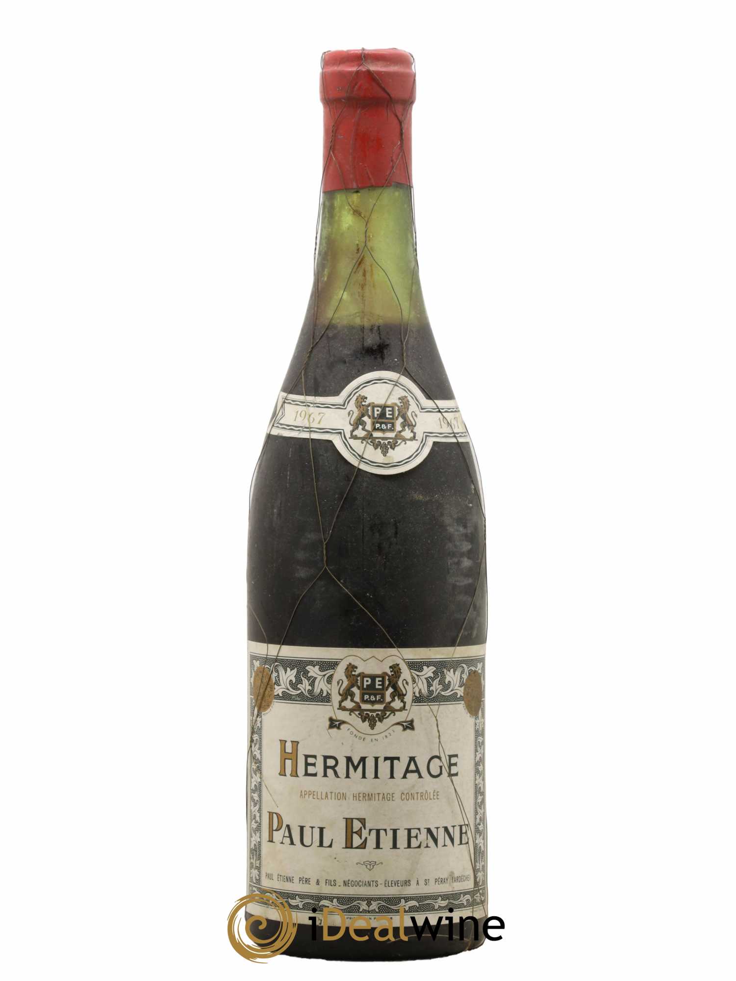 Hermitage Domaine Paul Etienne 1967 - Lot de 1 bouteille - 0