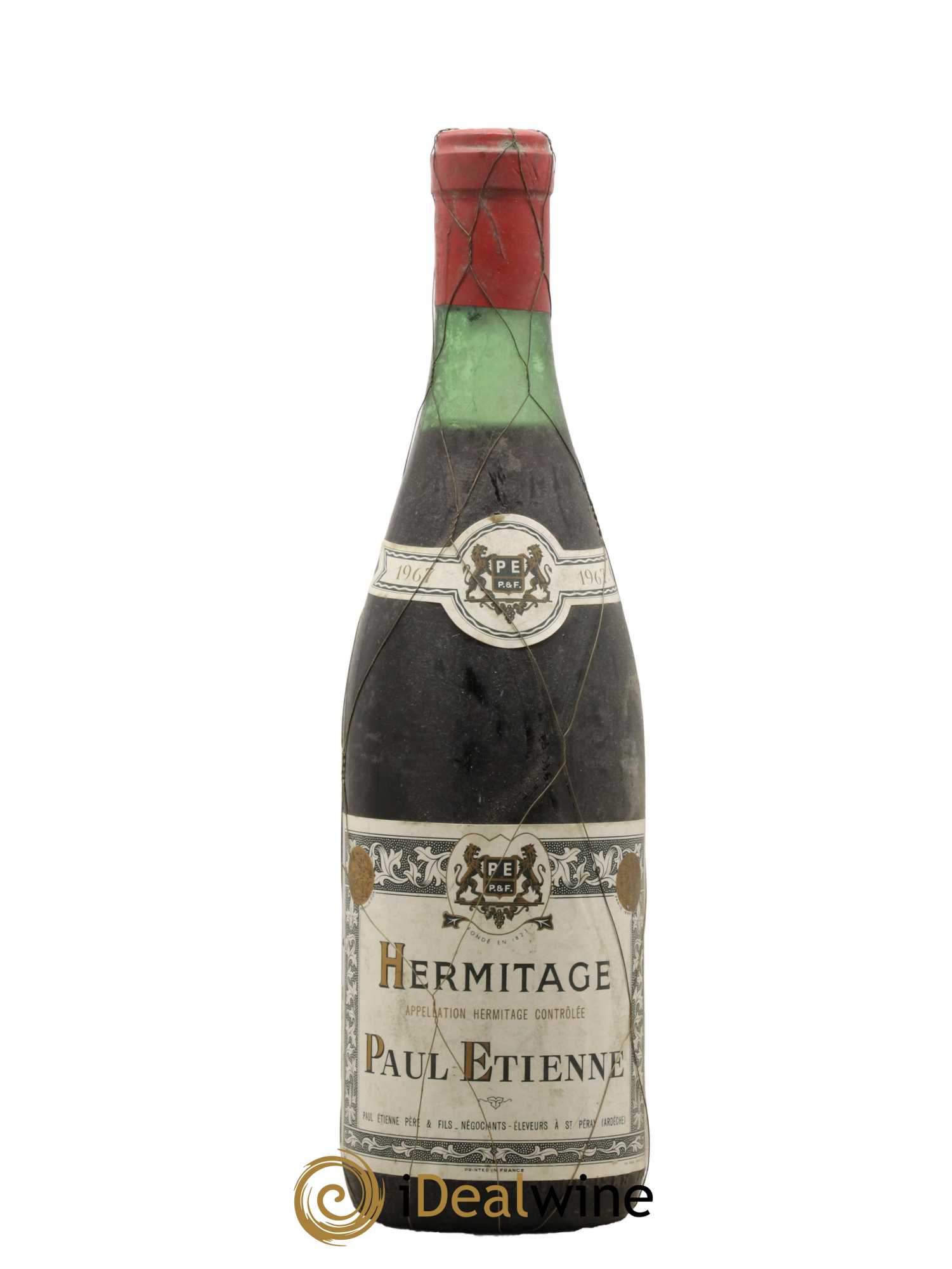 Hermitage Domaine Paul Etienne 1967 - Lot de 1 bouteille - 0