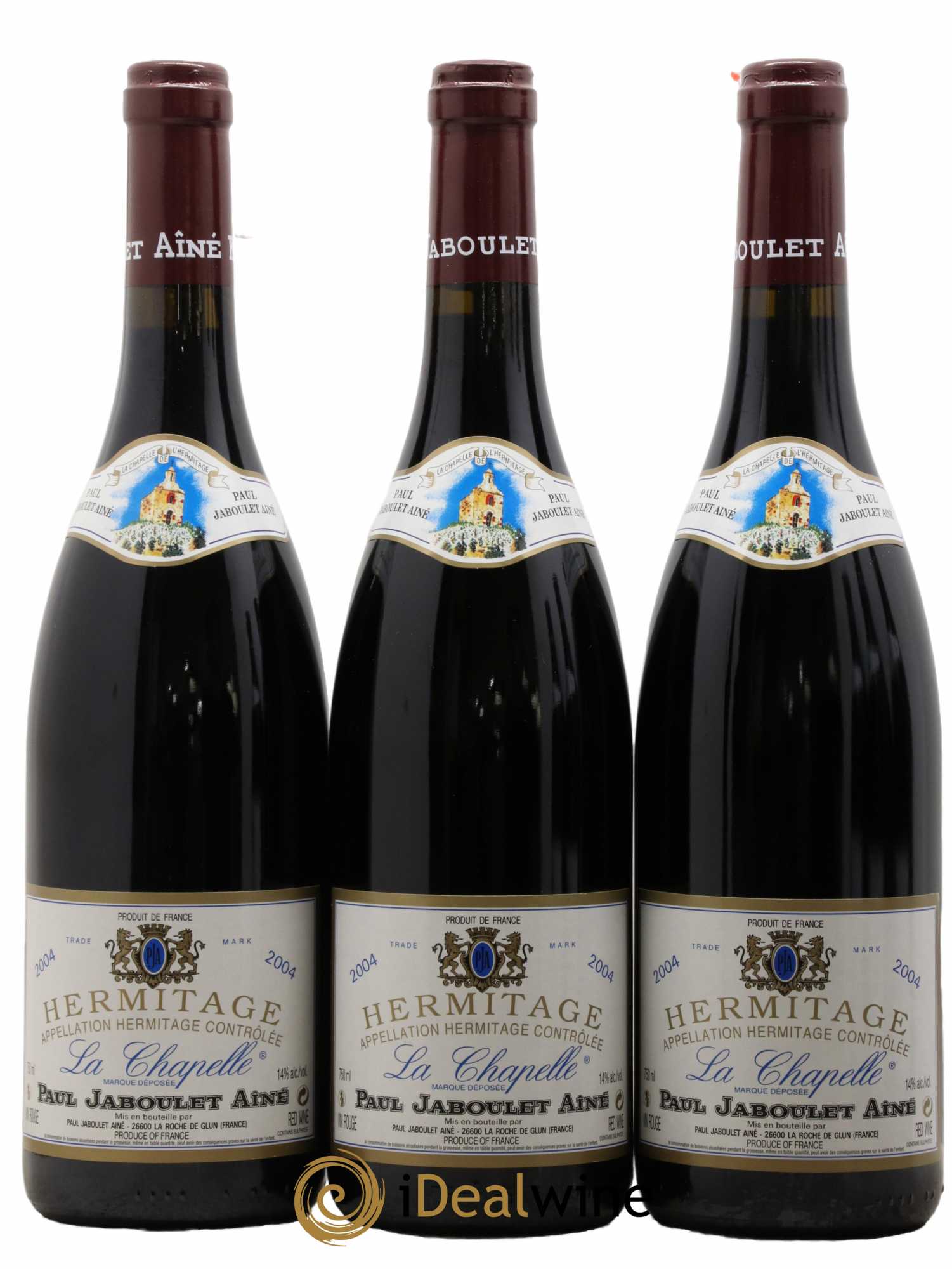 Hermitage La Chapelle Paul Jaboulet Ainé 2004 - Lot de 6 bouteilles - 1