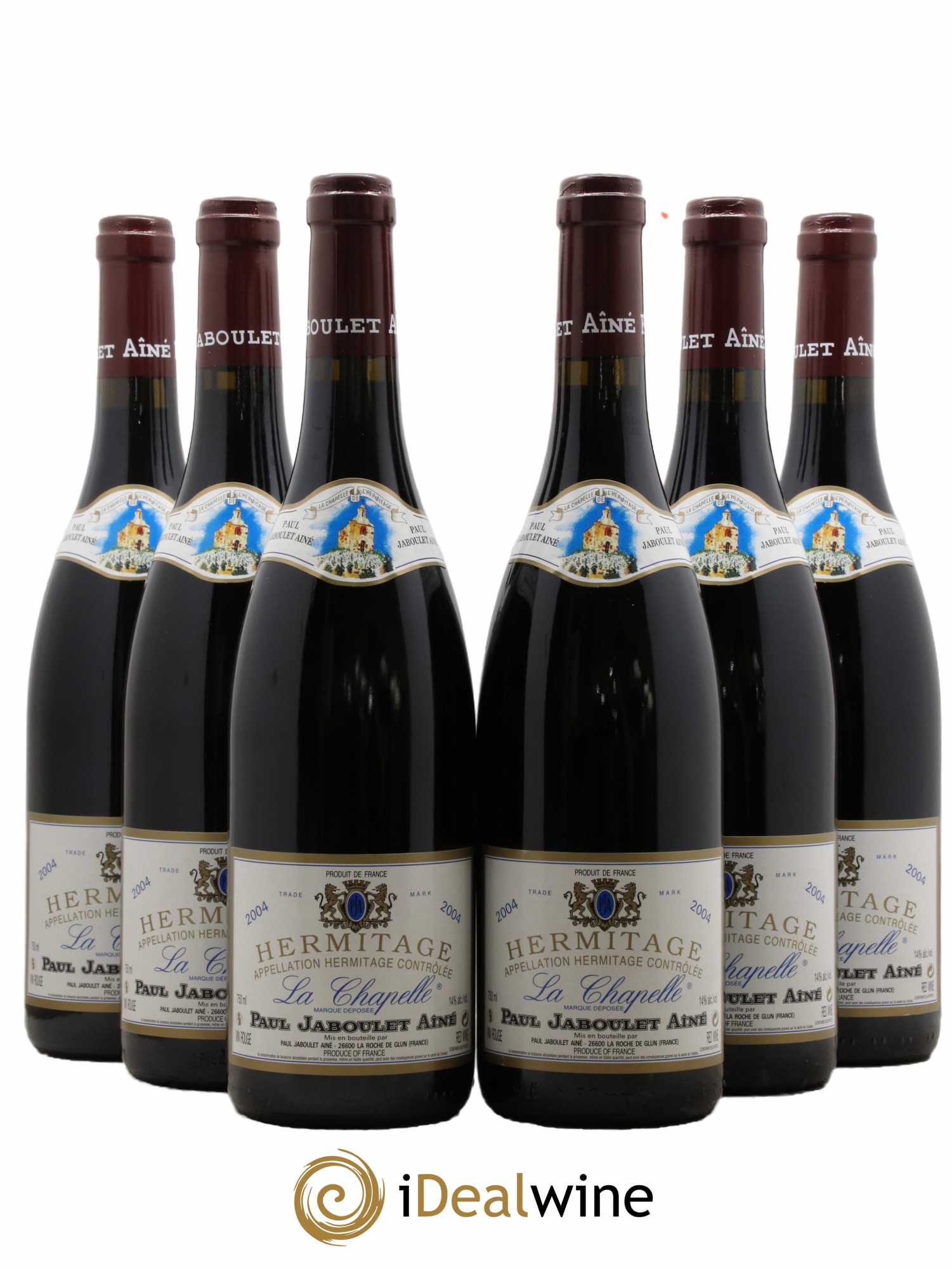 Hermitage La Chapelle Paul Jaboulet Ainé 2004 - Lot de 6 bouteilles - 0
