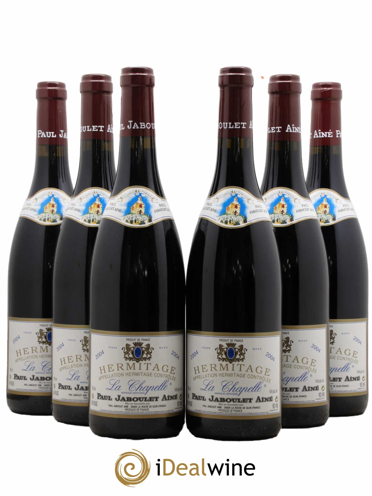 Hermitage La Chapelle Paul Jaboulet Ainé 2004 - Lot de 6 bouteilles - 0