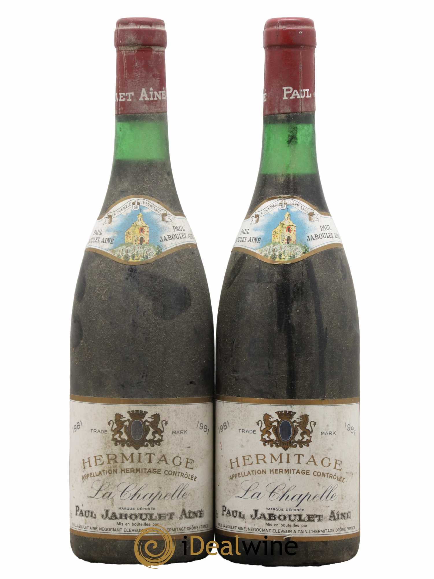 Hermitage La Chapelle Paul Jaboulet Ainé 1981 - Lot de 2 bouteilles - 0