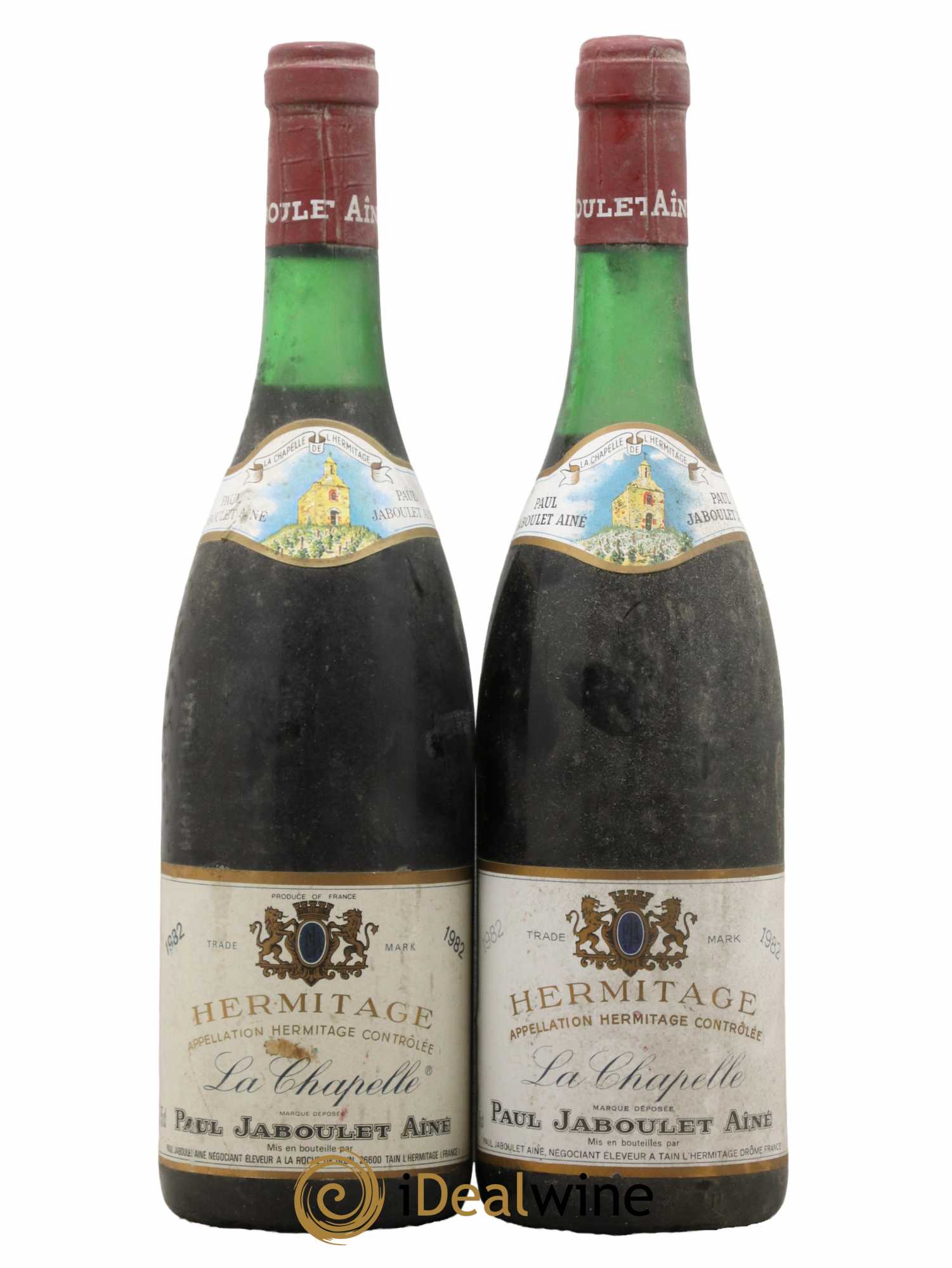 Hermitage La Chapelle Paul Jaboulet Ainé 1982 - Lot de 2 bouteilles - 0