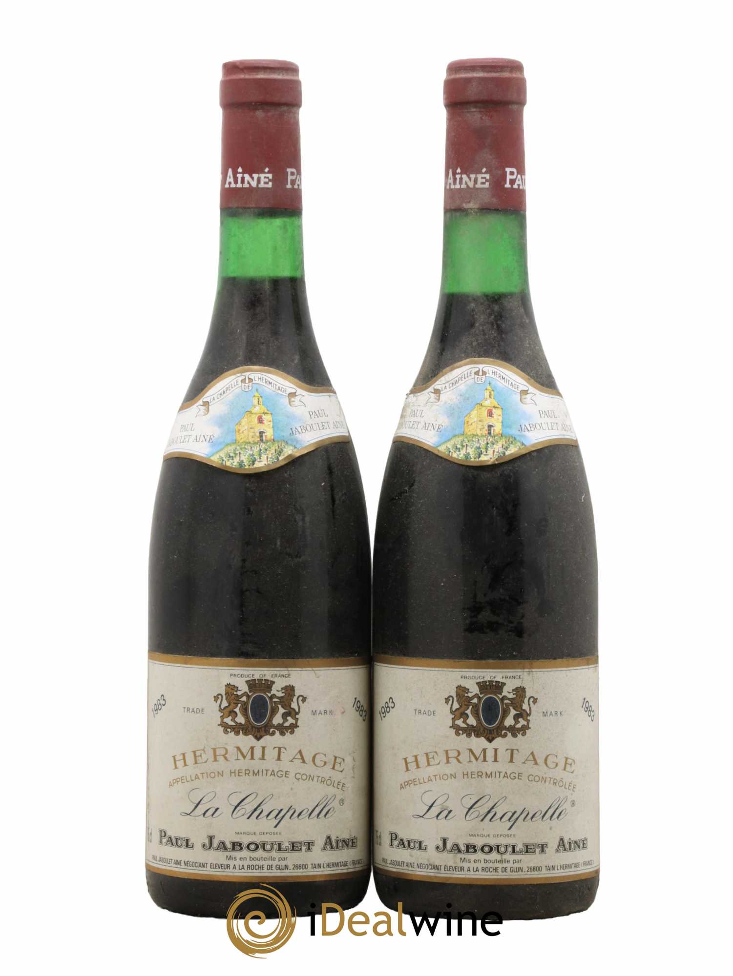 Hermitage La Chapelle Paul Jaboulet Ainé 1983 - Lot de 2 bouteilles - 0