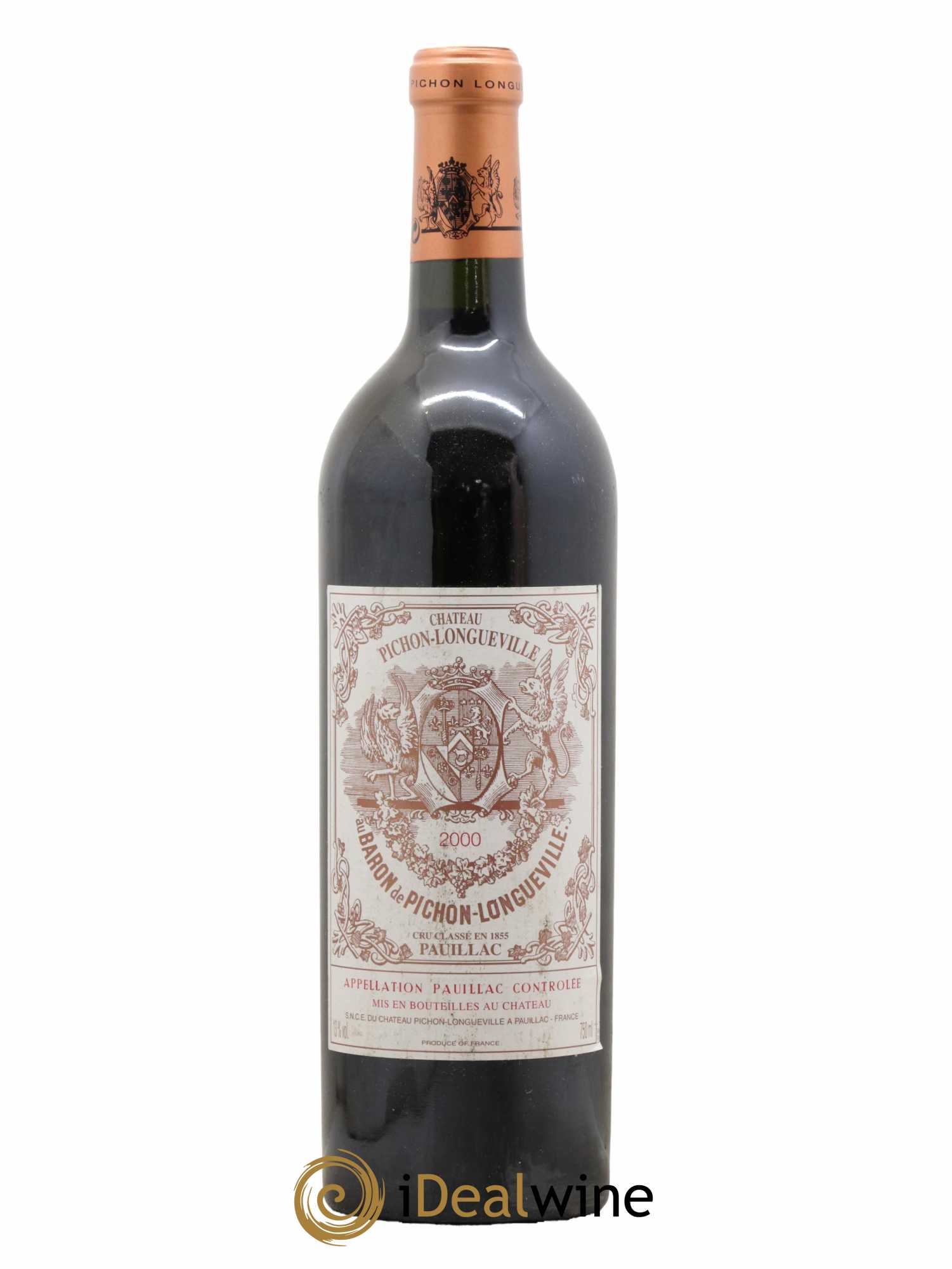 Pichon Longueville Baron 2ème Grand Cru Classé 2000 - Lot de 1 bouteille - 0