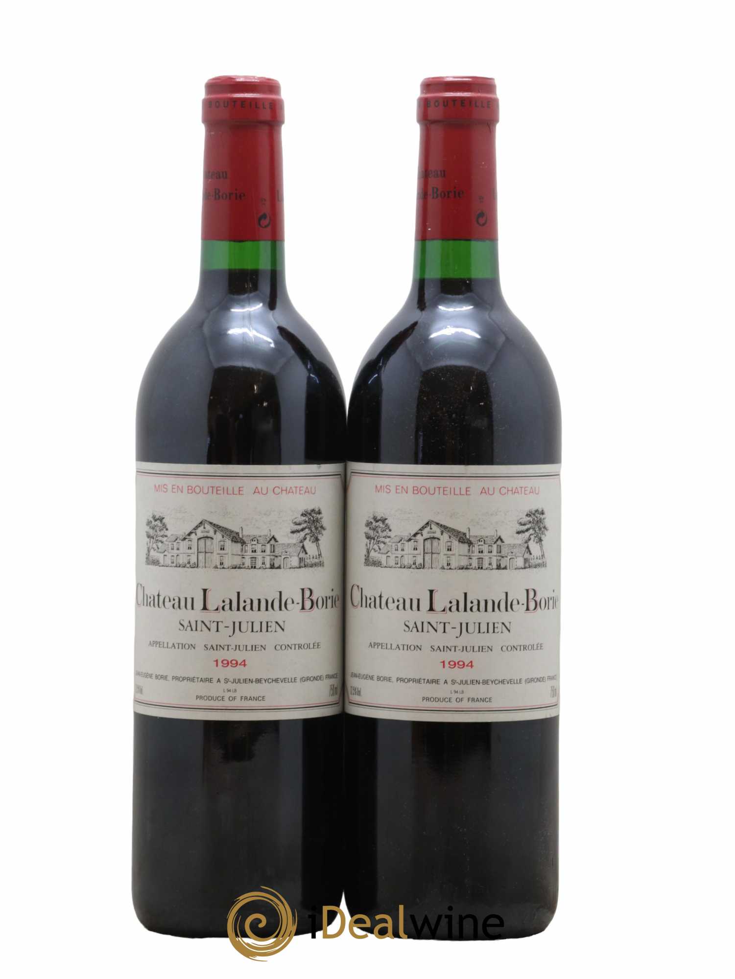 Château Lalande Borie 1994 - Lot de 2 bouteilles - 0