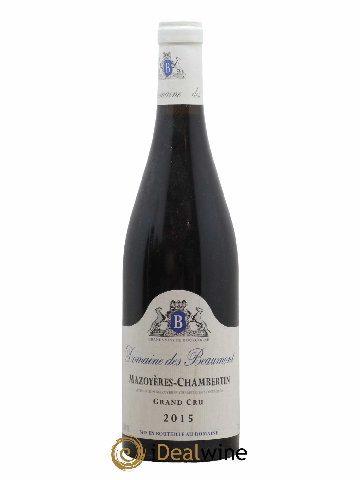 Mazoyères-Chambertin Grand Cru Domaine des Beaumont 2015 - Lot de 1 bouteille - 0