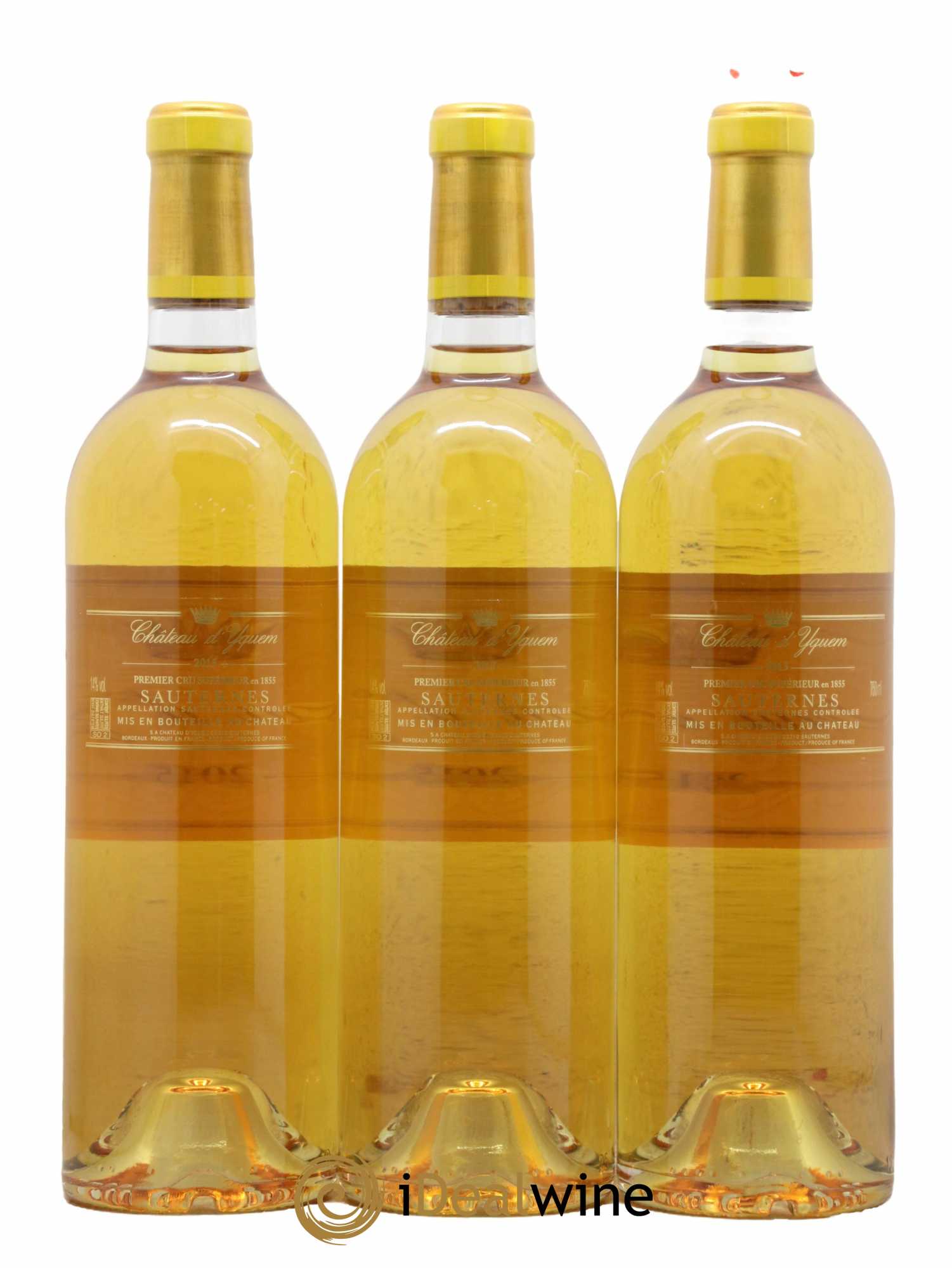Château d' Yquem 1er Cru Classé Supérieur  2015 - Lotto di 3 bottiglie - 1