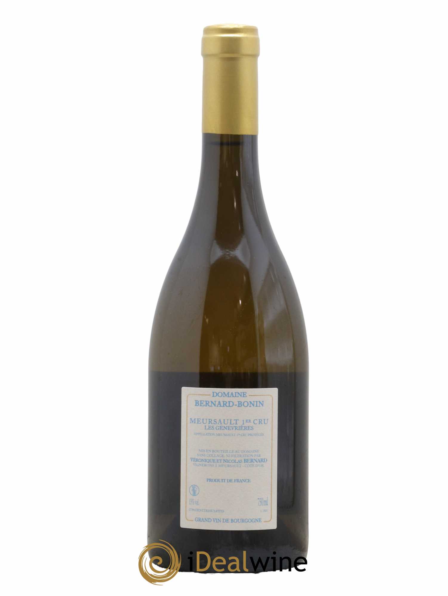 Meursault 1er Cru Les Genevrières Bernard Bonin 2018 - Lot of 1 bottle - 1