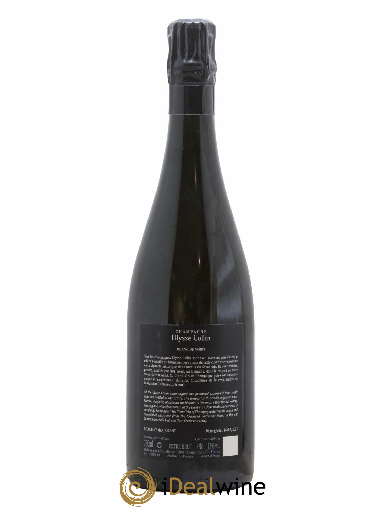 Les Maillons Blanc de Noirs Extra-Brut Ulysse Collin 2019 - Lot de 1 bouteille - 1