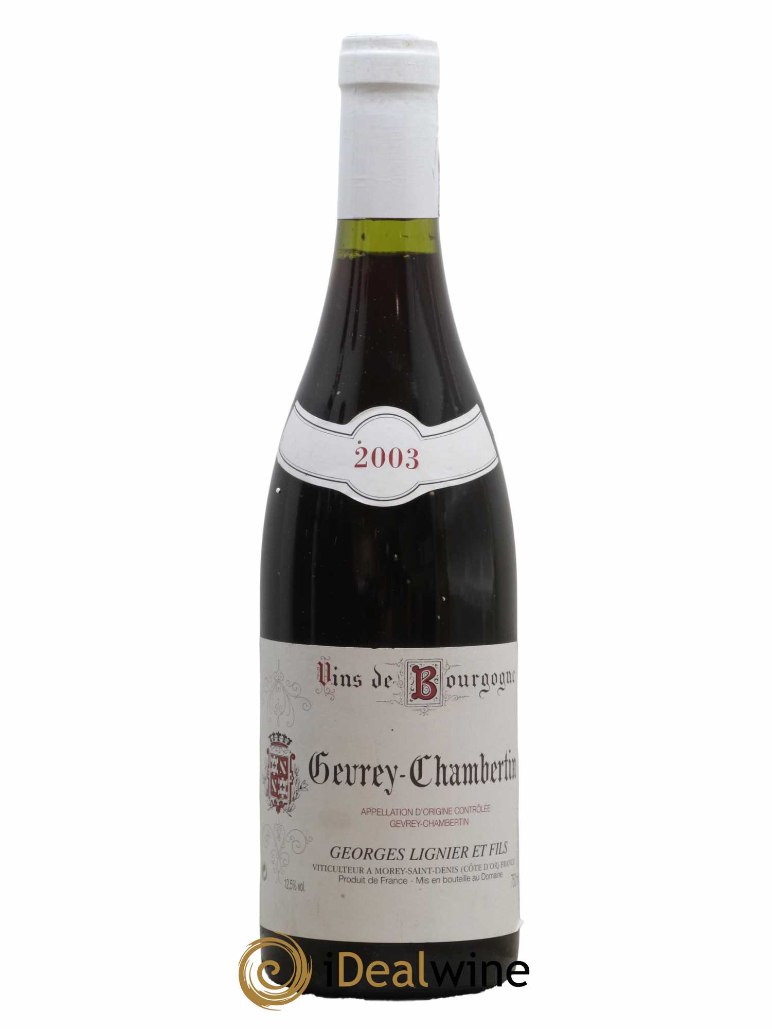 Gevrey-Chambertin Domaine Georges Lignier et Fils 2003 - Lot de 1 bouteille - 0