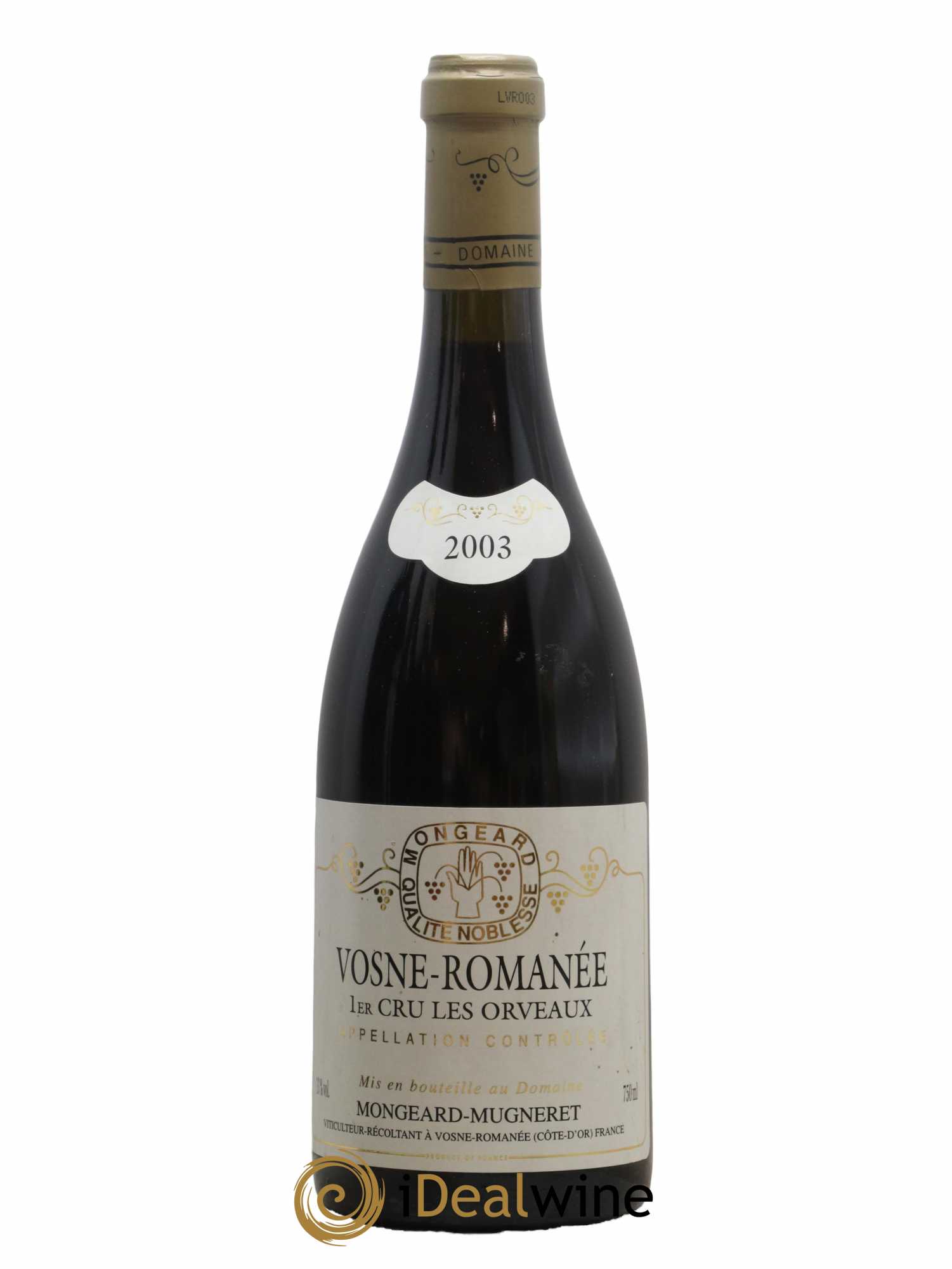 Vosne-Romanée 1er Cru En Orveaux Mongeard-Mugneret (Domaine) 2003 - Lot de 1 bouteille - 0