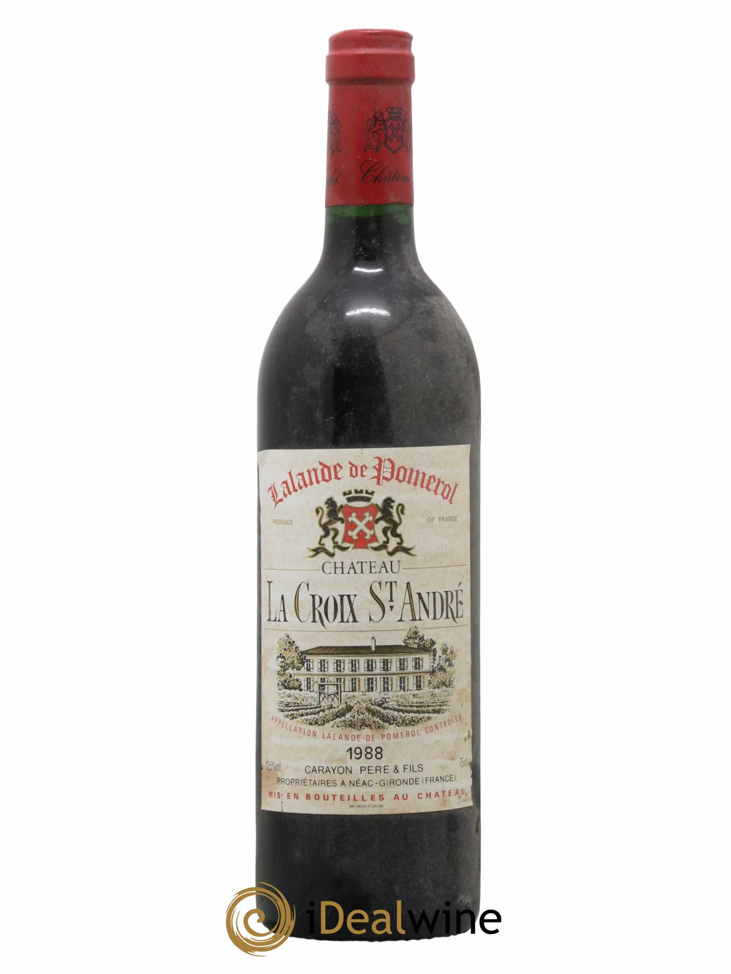 Château La Croix Saint André 1988 - Lot de 1 bouteille - 0