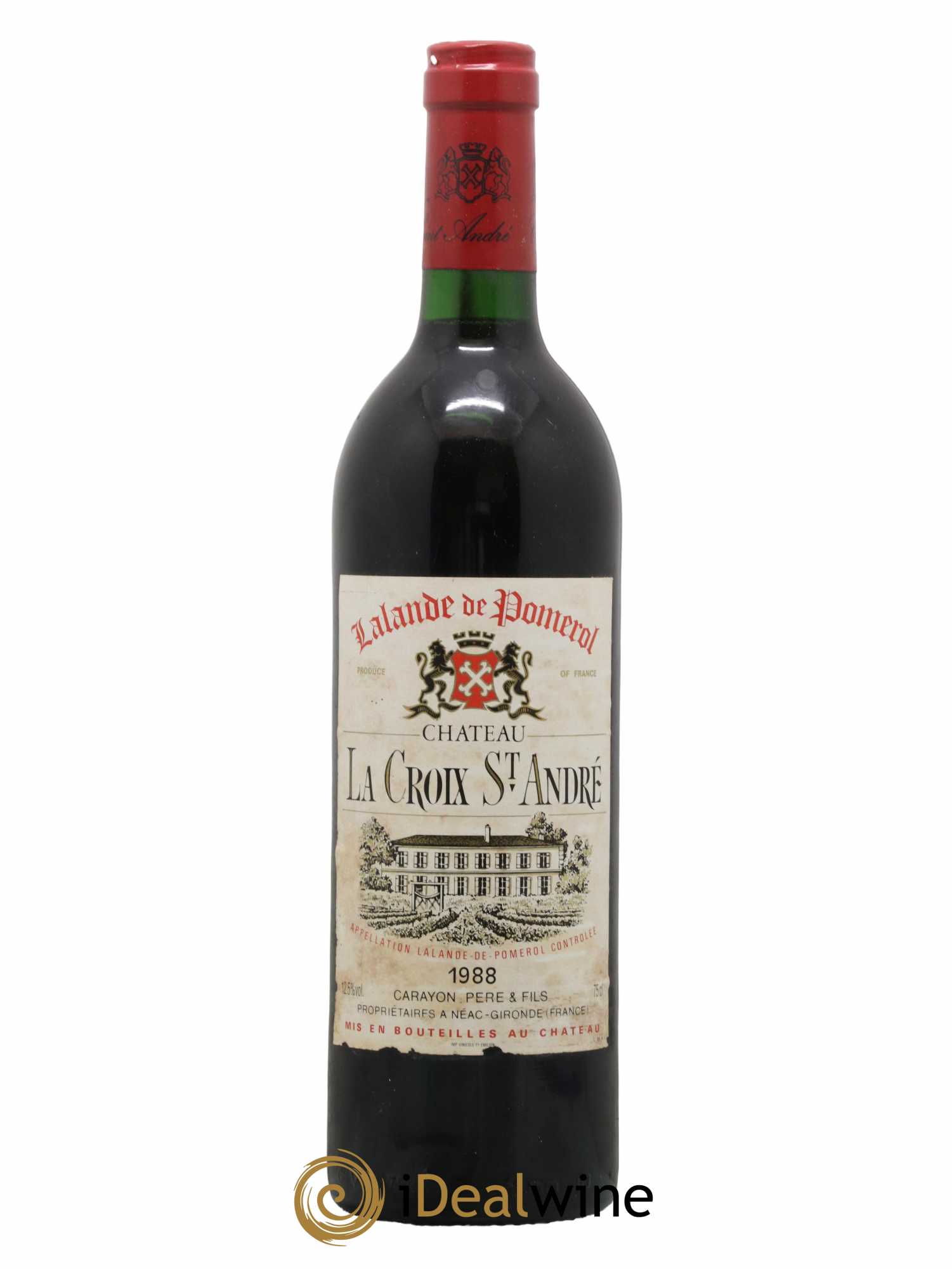 Château La Croix Saint André 1988 - Lot de 1 bouteille - 0