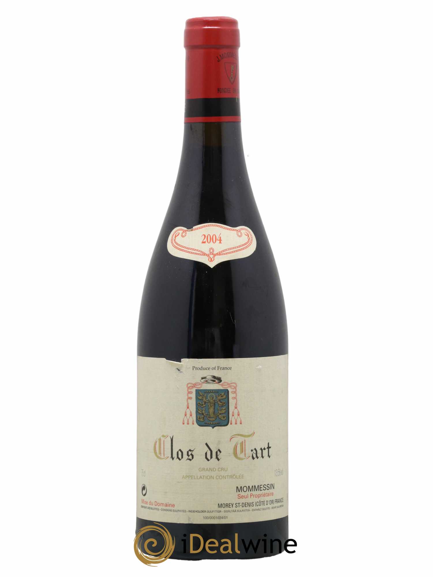Clos de Tart Grand Cru Clos de Tart 2004 - Lot de 1 bouteille - 0