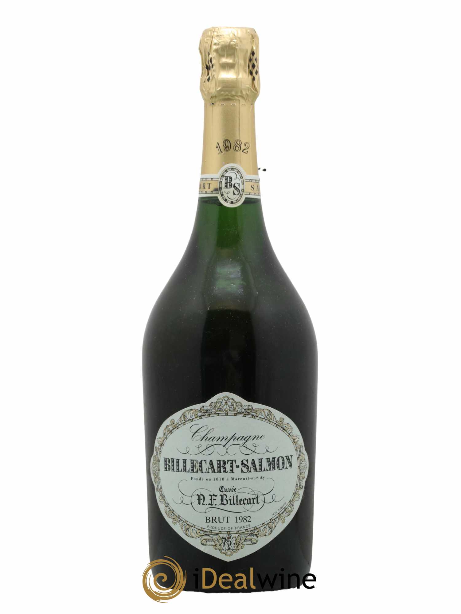 Brut Nicolas François Billecart Billecart-Salmon 1982 - Lot de 1 bouteille - 1