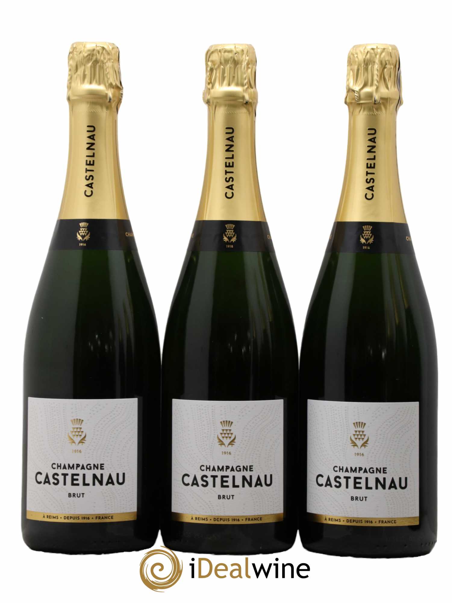 Champagne Brut Réserve Maison Castelnau - Lot de 6 bouteilles - 1