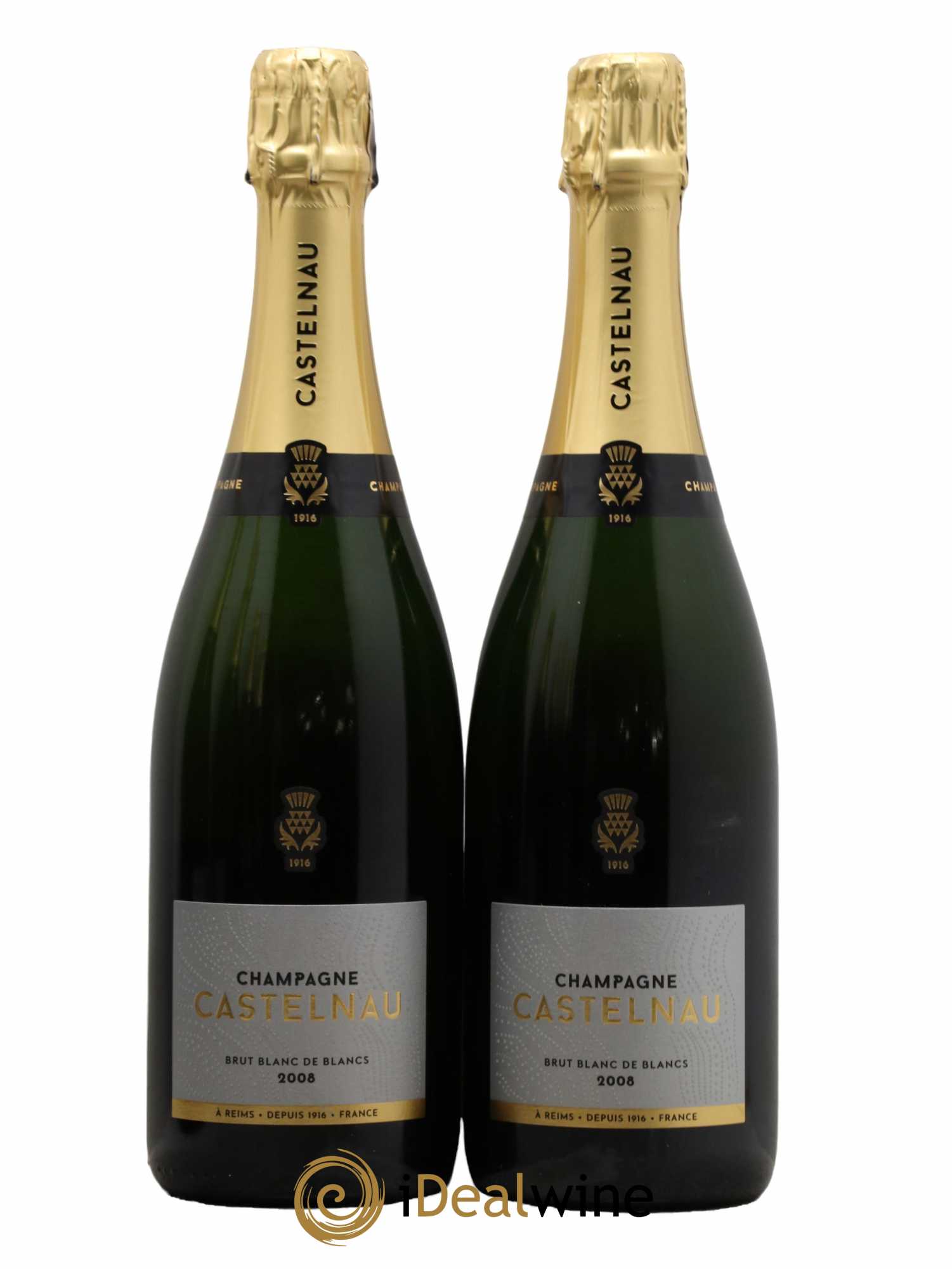 Blanc de Blancs Castelnau 2008 - Lot de 2 bouteilles - 0