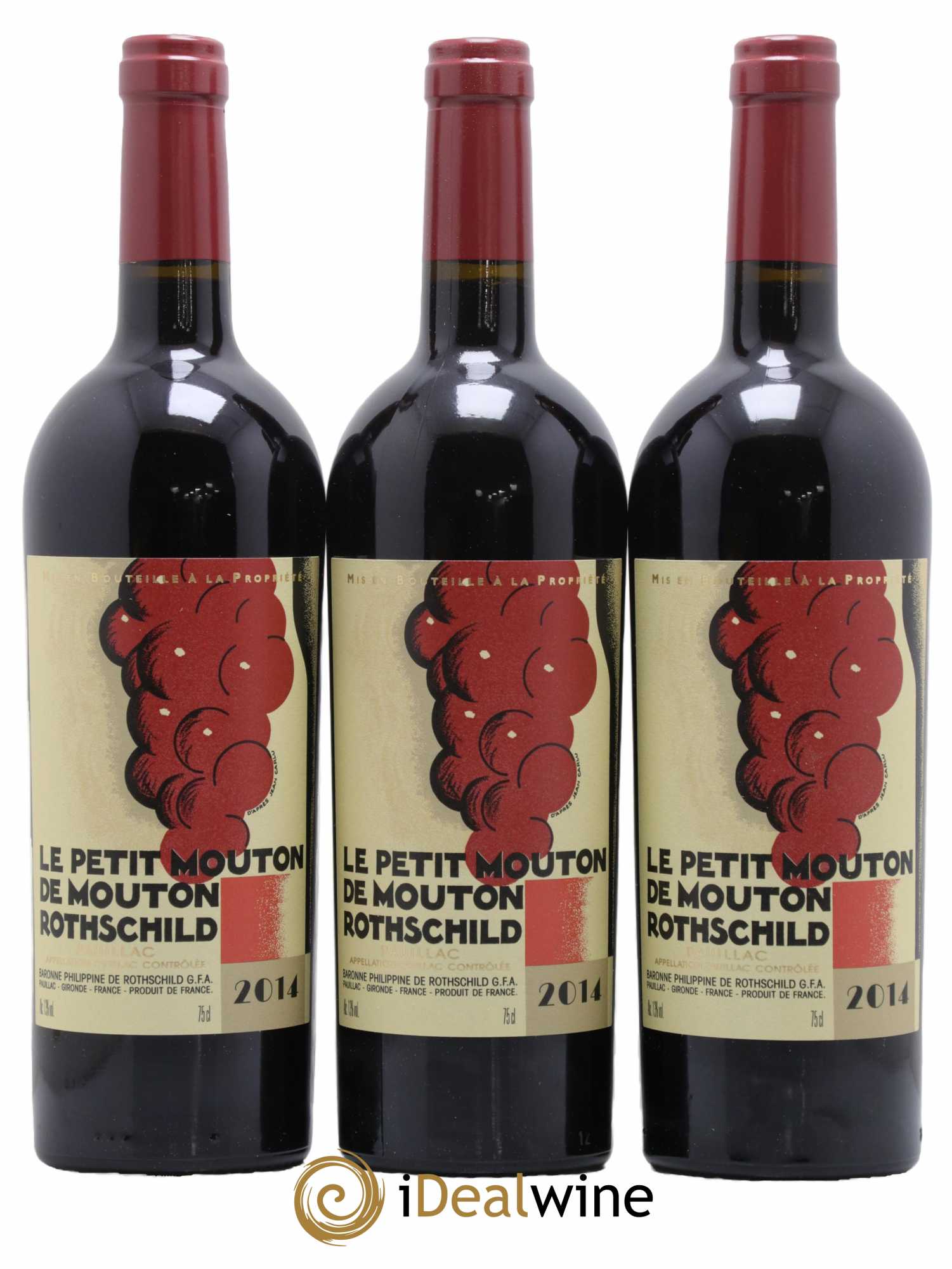 Petit Mouton Second Vin 2014 - Lot de 6 bouteilles - 1