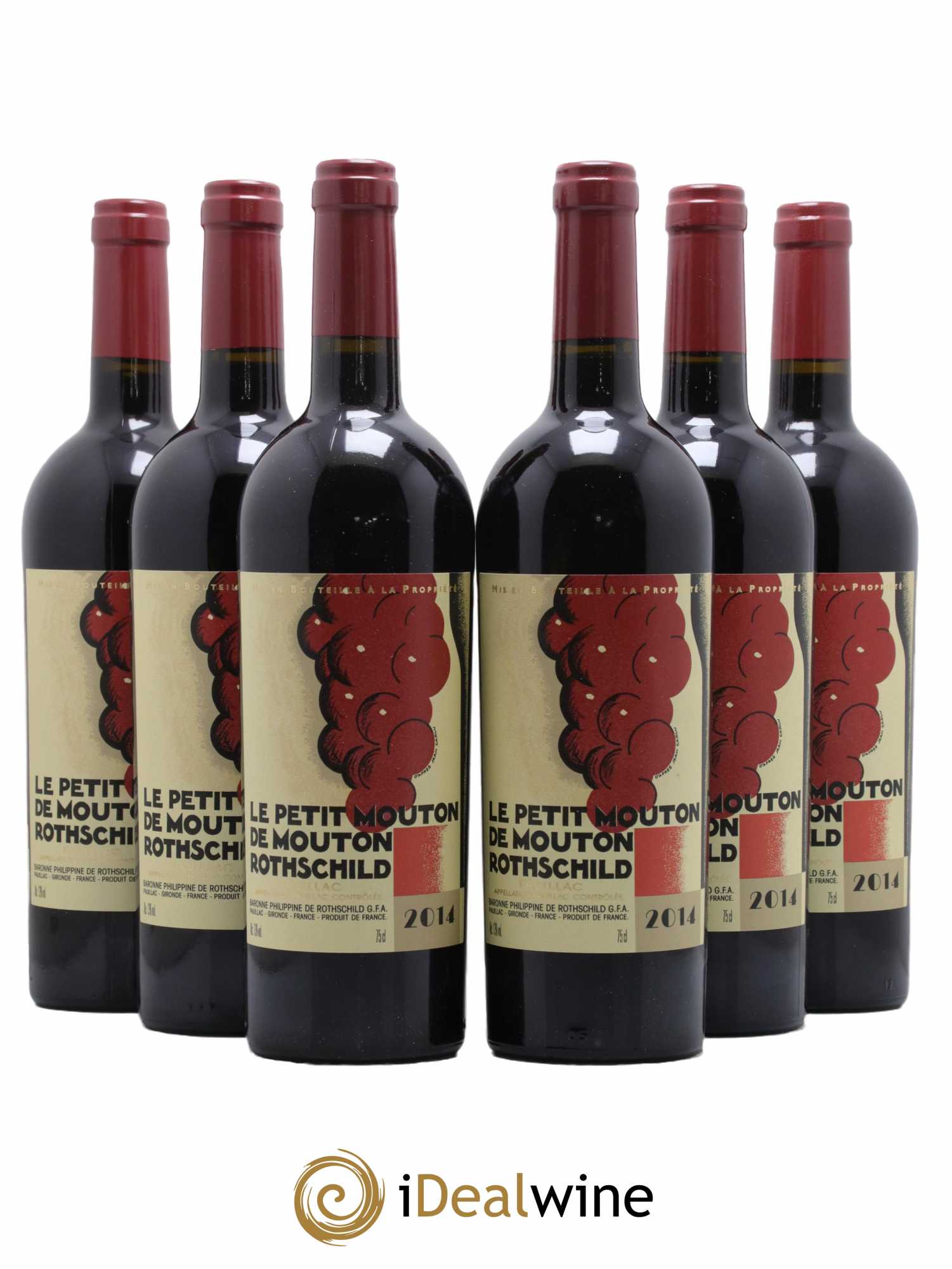 Petit Mouton Second Vin 2014 - Lot de 6 bouteilles - 0