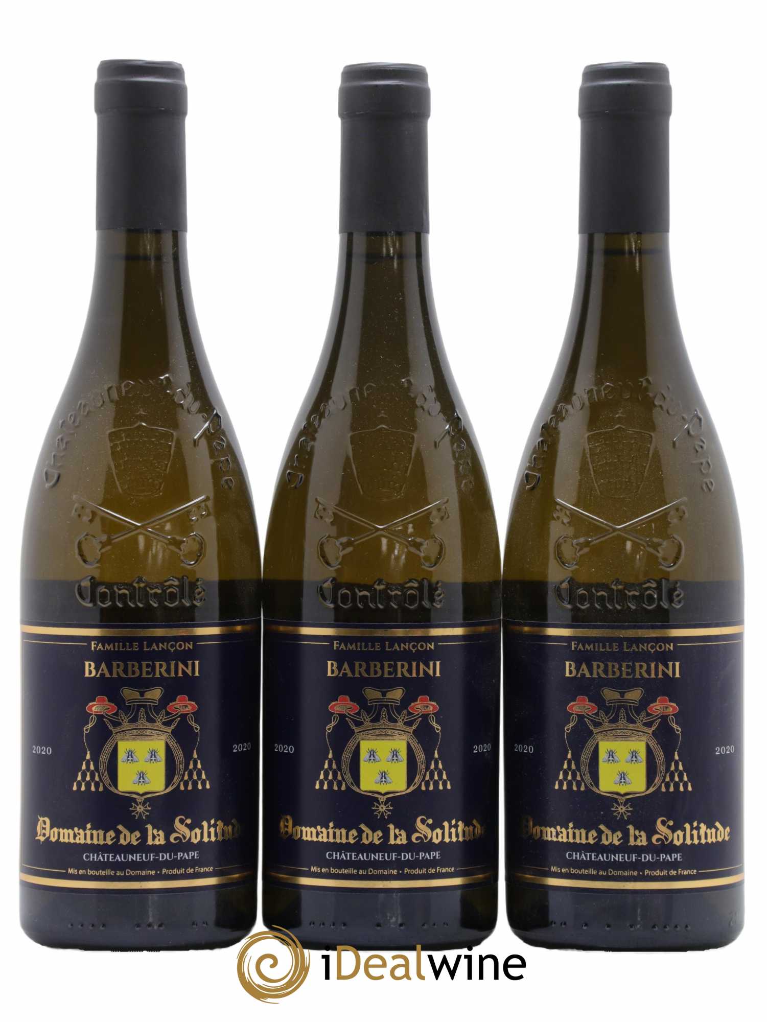 Châteauneuf-du-Pape Barberini Domaine De La Solitude 2020 - Lot de 3 bouteilles - 0
