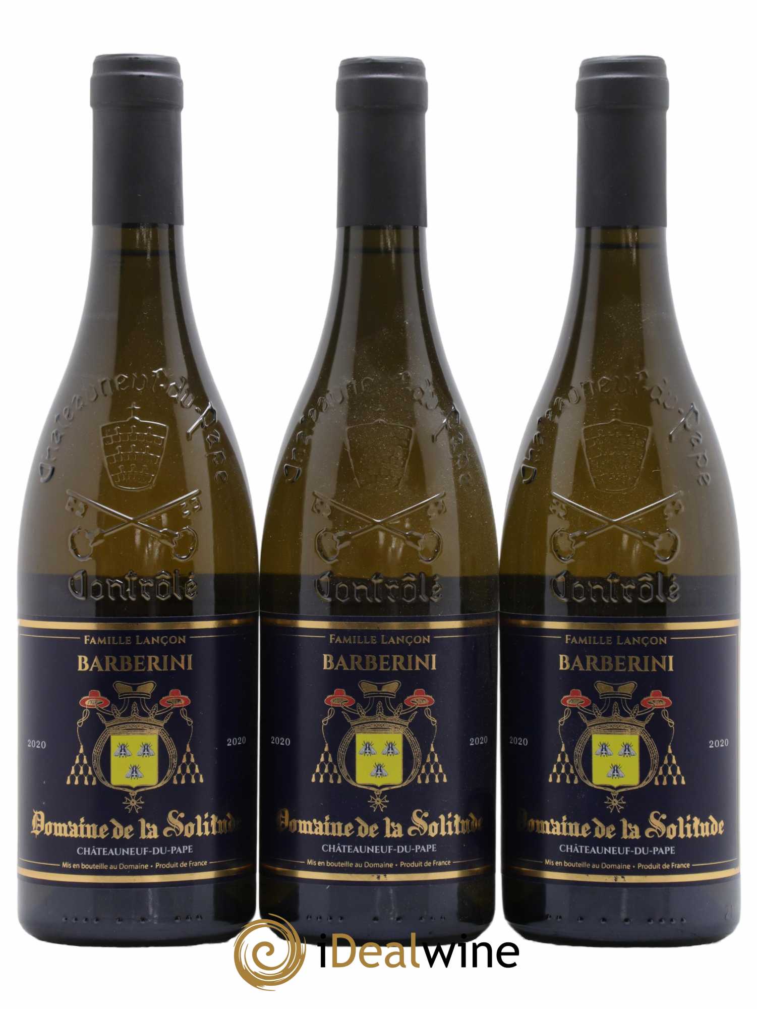 Châteauneuf-du-Pape Barberini Domaine De La Solitude 2020 - Lot de 3 bouteilles - 0