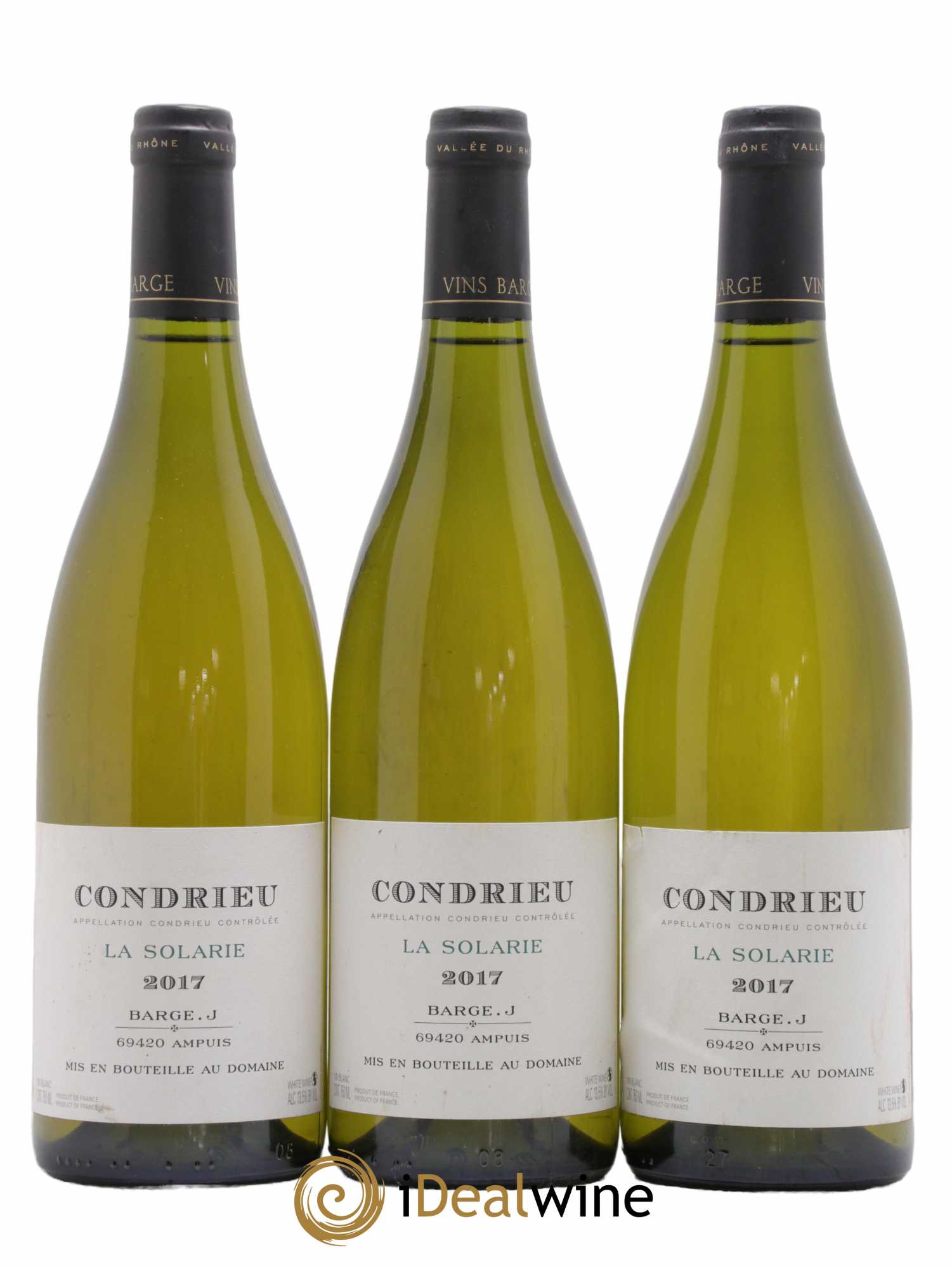 Condrieu La Solarie Domaine Barge 2017 - Lot de 3 bouteilles - 0