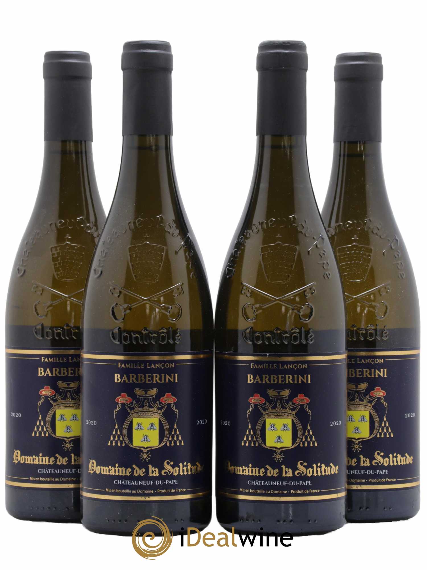 Châteauneuf-du-Pape Barberini Domaine De La Solitude 2020 - Lot de 4 bouteilles - 0