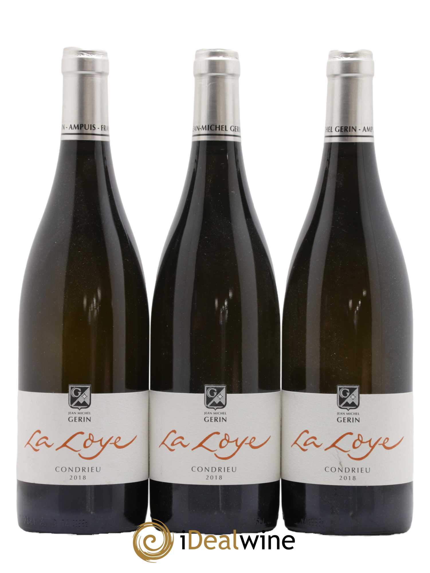 Condrieu La Loye Jean-Michel Gerin 2018 - Posten von 3 Flaschen - 0