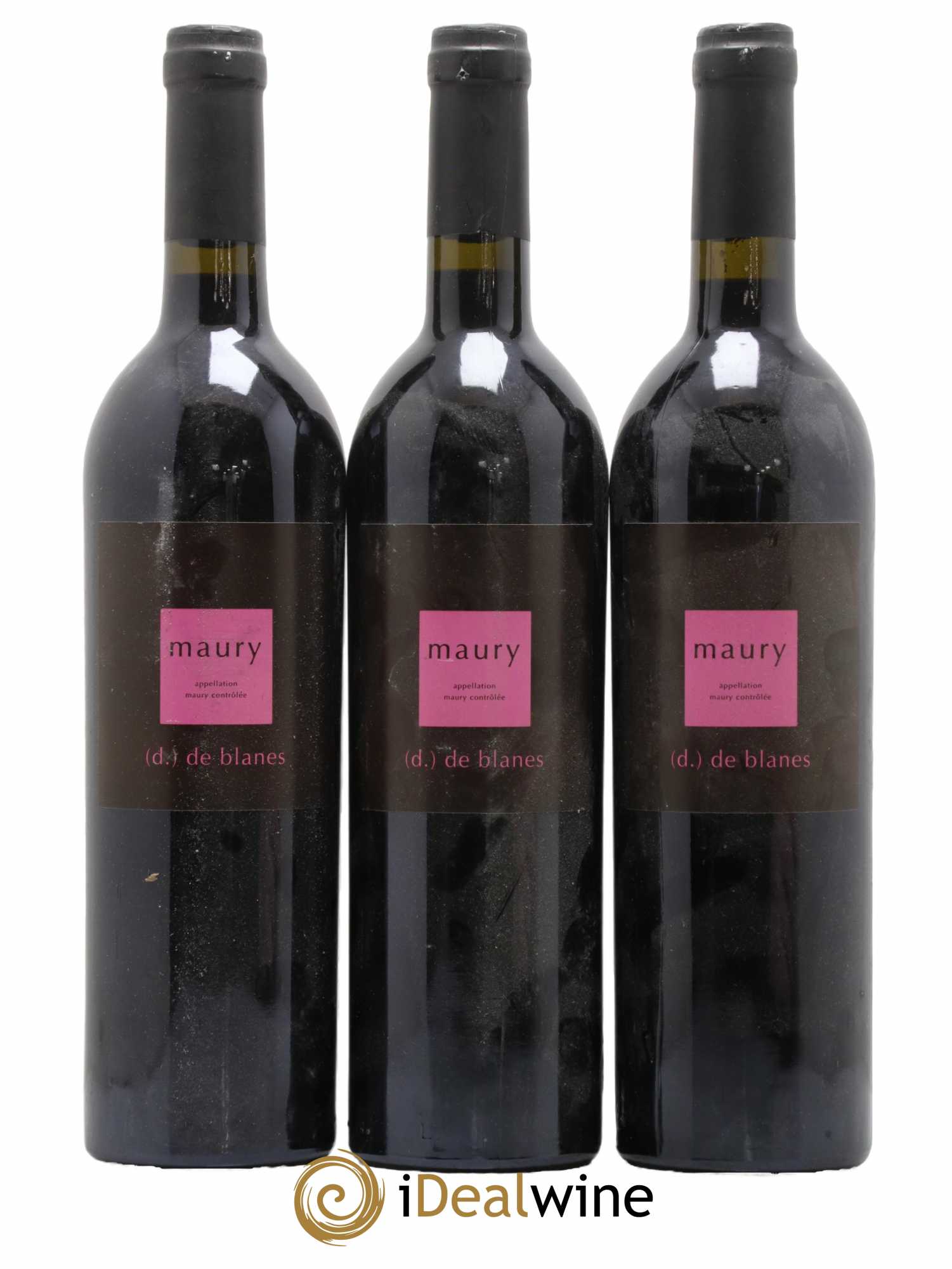 Maury Vin Doux Naturel De Blanes 2006 - Lot de 3 bouteilles - 0