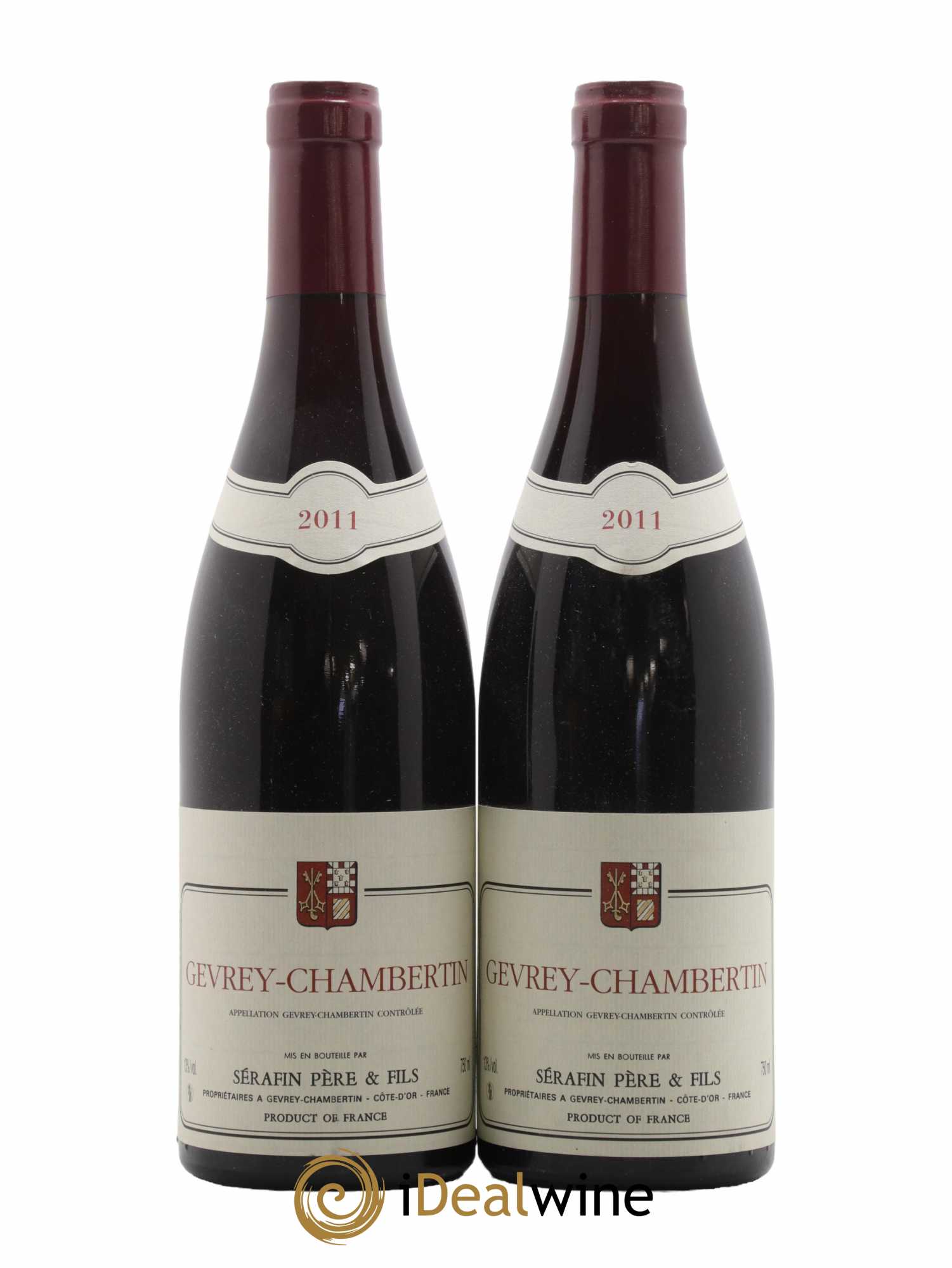 Gevrey-Chambertin Christian Sérafin Père et Fils 2011 - Lot de 2 bouteilles - 0