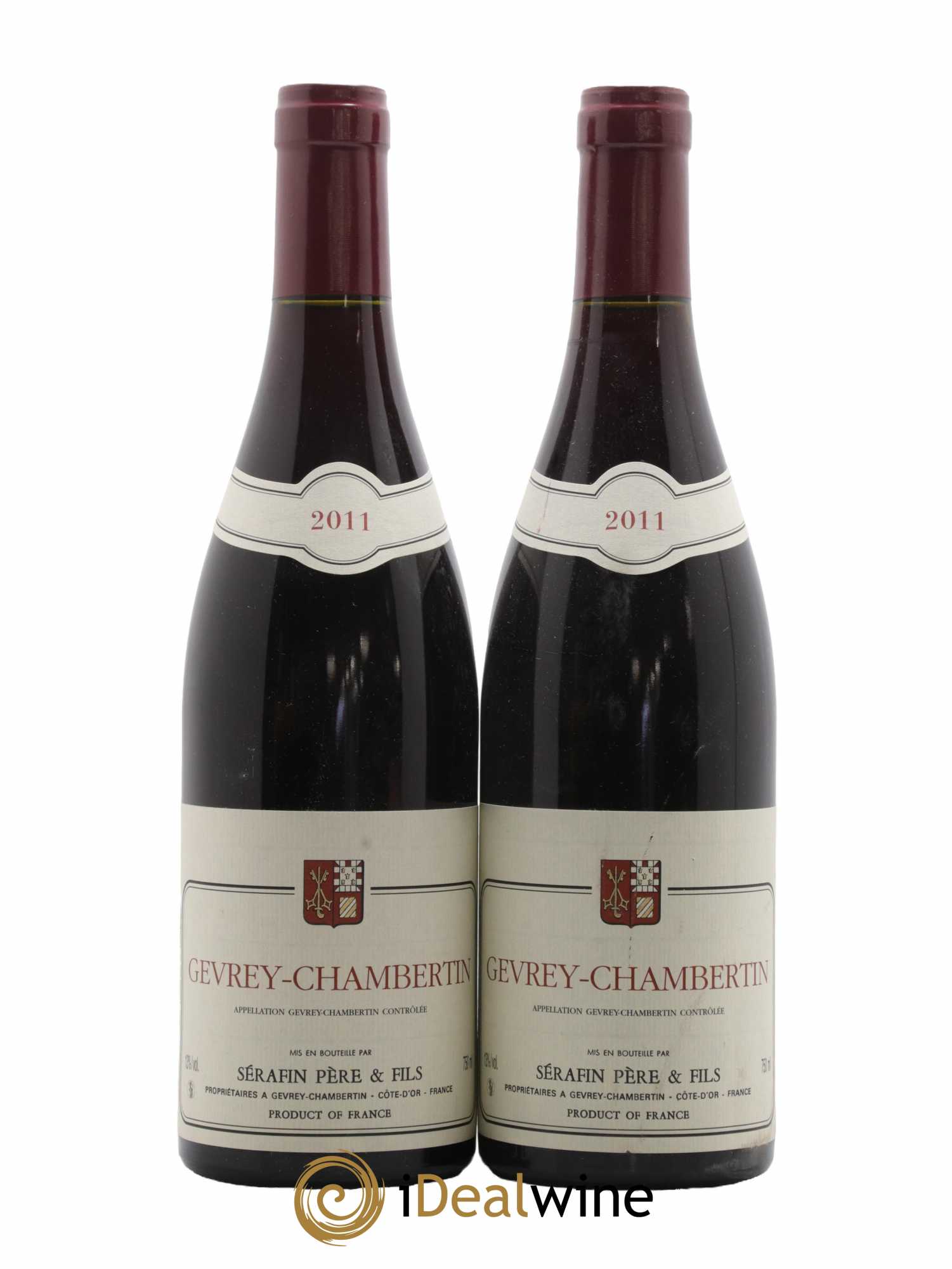 Gevrey-Chambertin Christian Sérafin Père et Fils 2011 - Lot de 2 bouteilles - 0