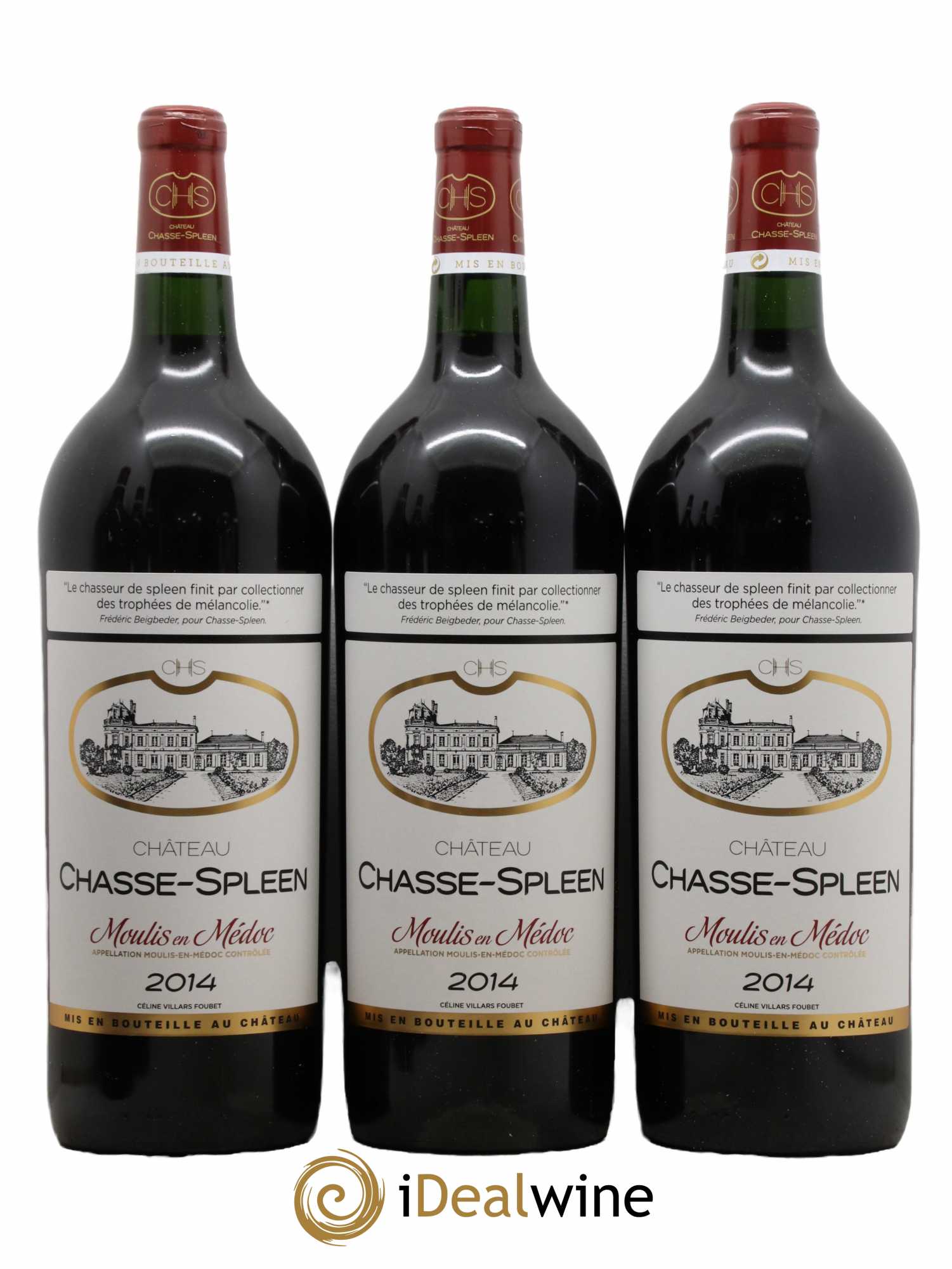 Château Chasse Spleen 2014 - Lot de 6 magnums - 1