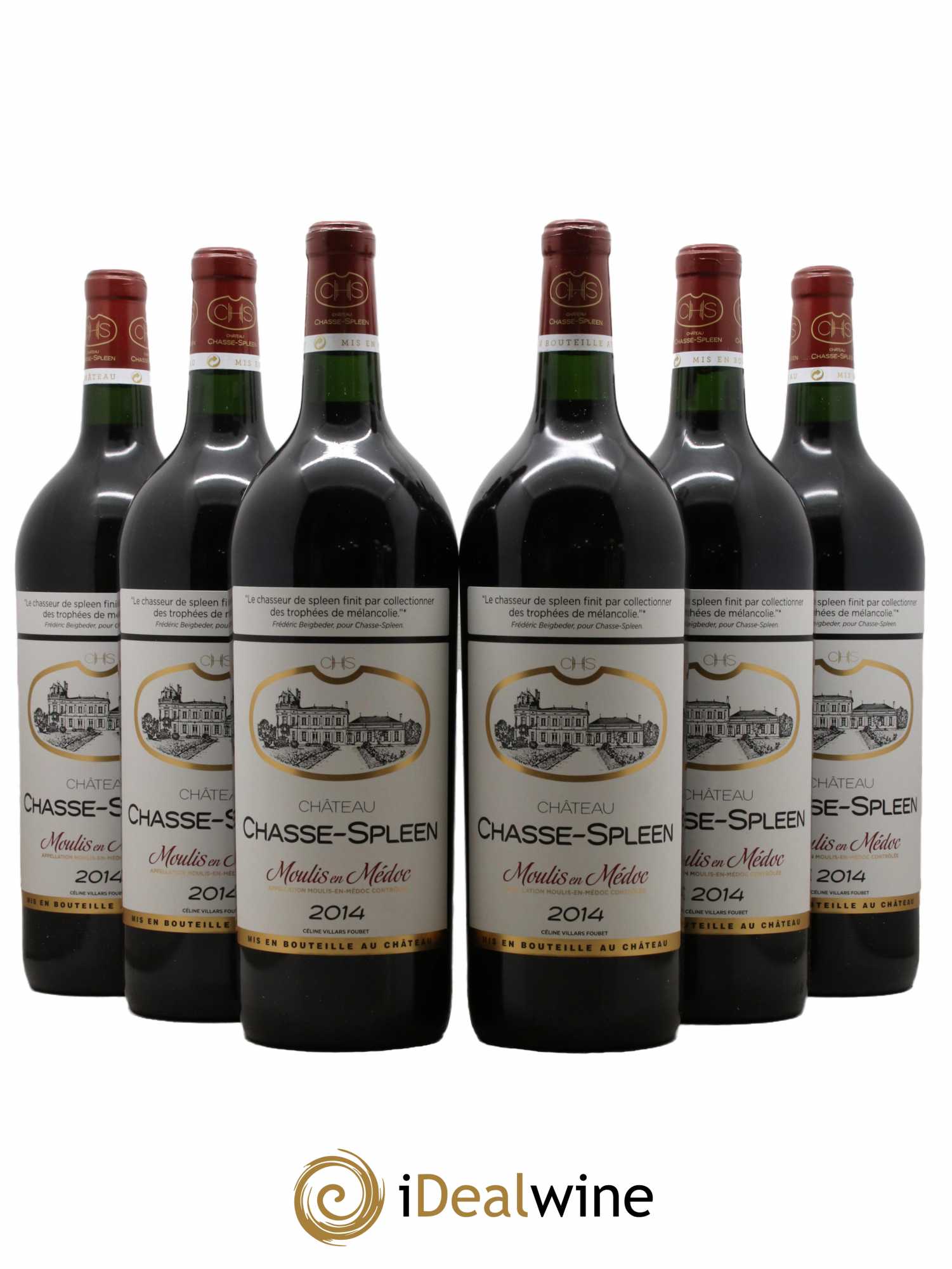 Château Chasse Spleen 2014 - Lot de 6 magnums - 0
