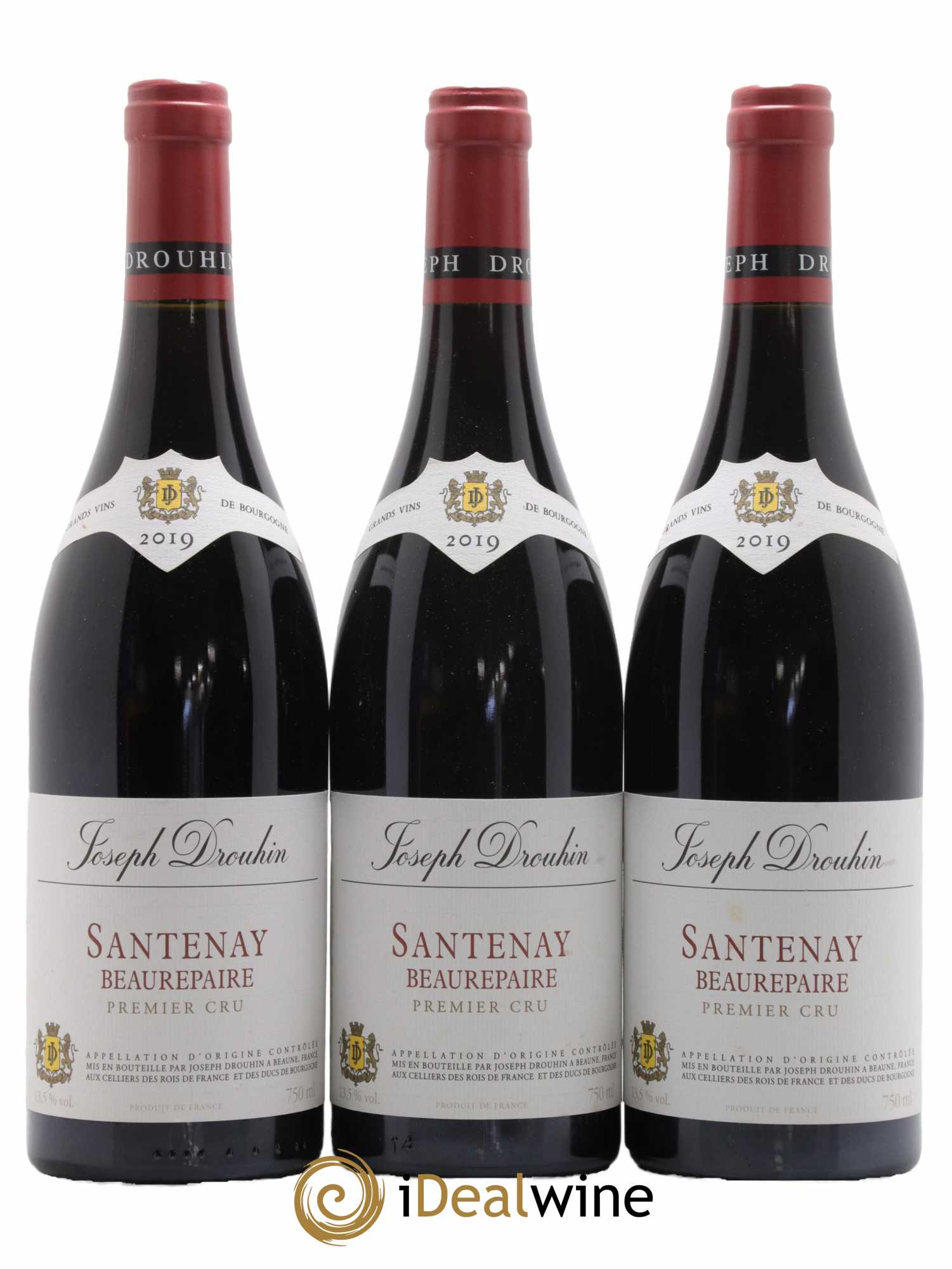 Santenay 1er Cru Beaurepaire Domaine Joseph Drouhin 2019 - Lot de 3 bouteilles - 0