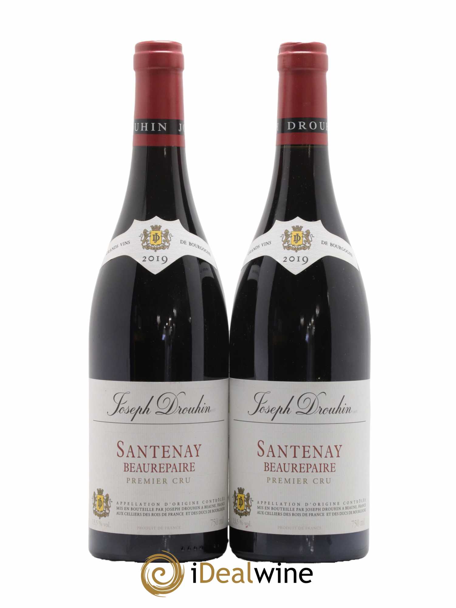 Santenay 1er Cru Beaurepaire Domaine Joseph Drouhin 2019 - Lot de 2 bouteilles - 0