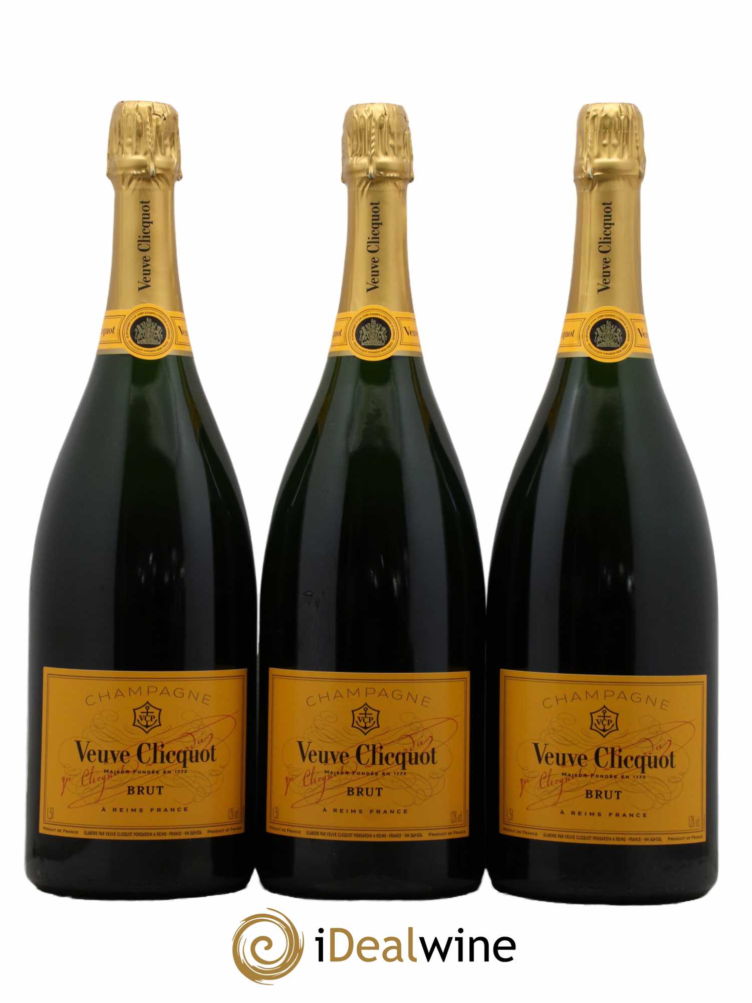 Carte Jaune Brut Veuve Clicquot - Lot de 3 magnums - 0