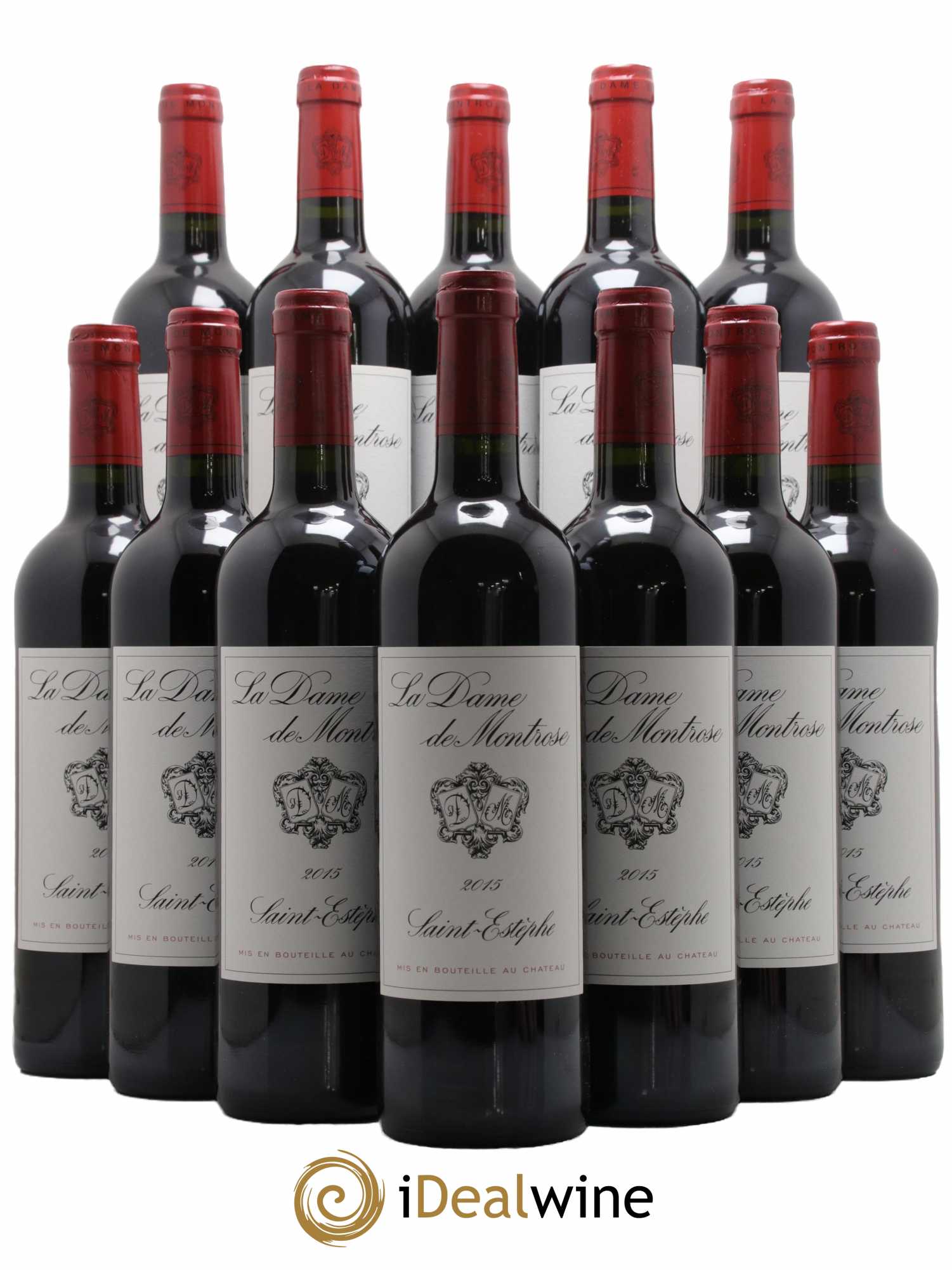 La Dame de Montrose Second Vin 2015 - Lot de 12 bouteilles - 0
