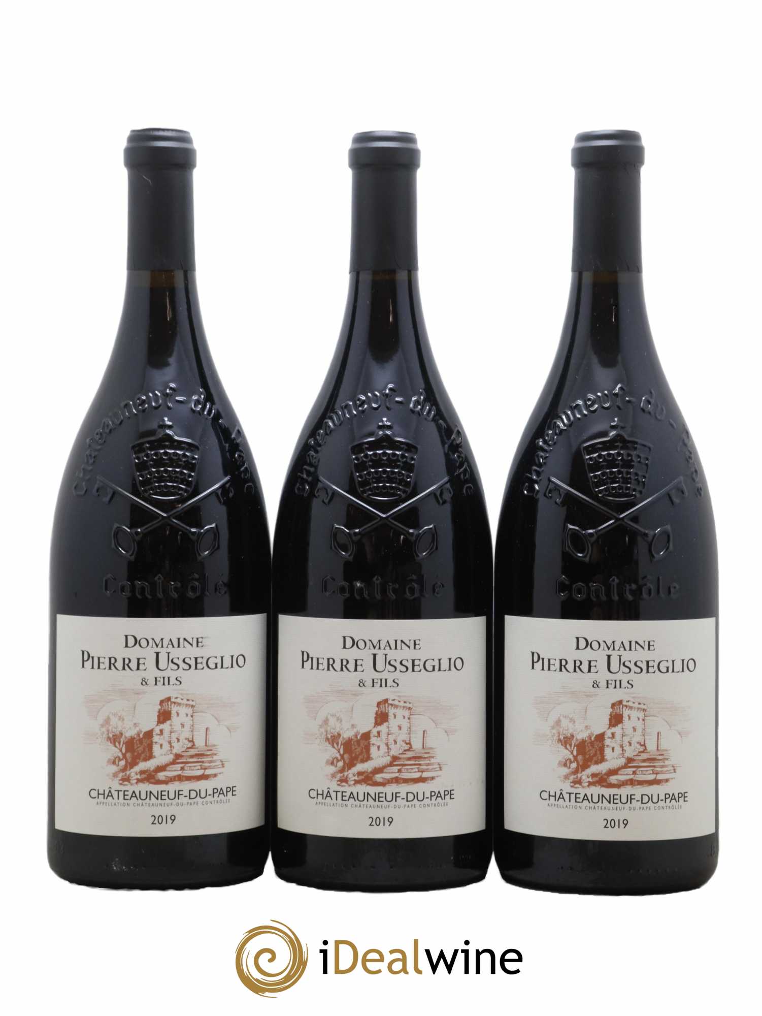 Châteauneuf-du-Pape Tradition Pierre Usseglio & Fils 2019 - Lot de 3 magnums - 0